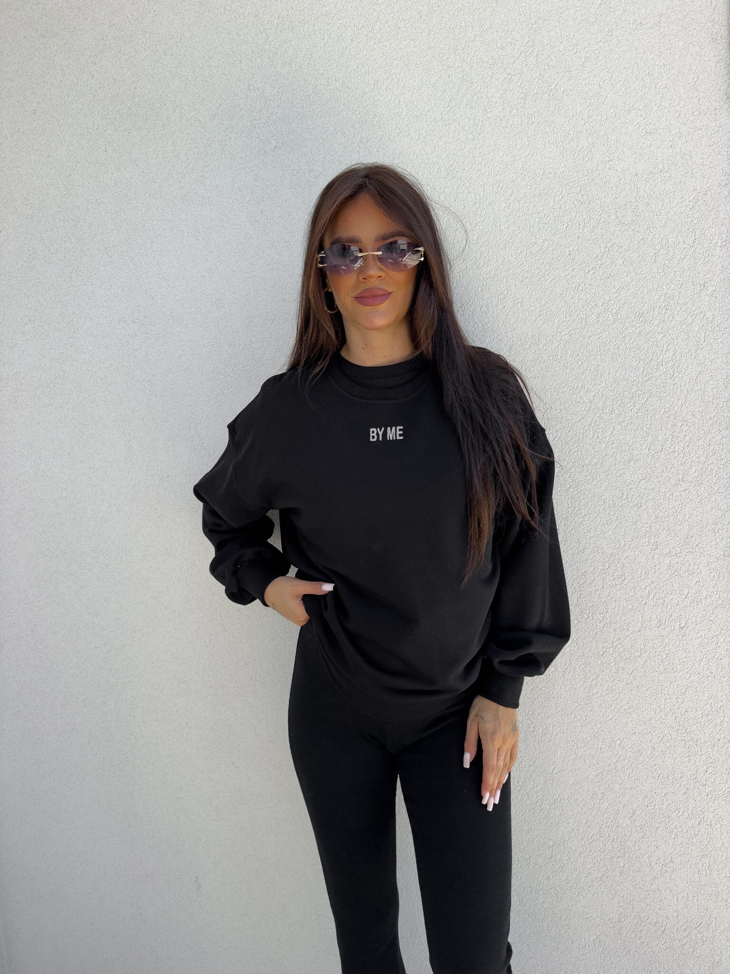 Sweatshirt COTTON - Schwarz