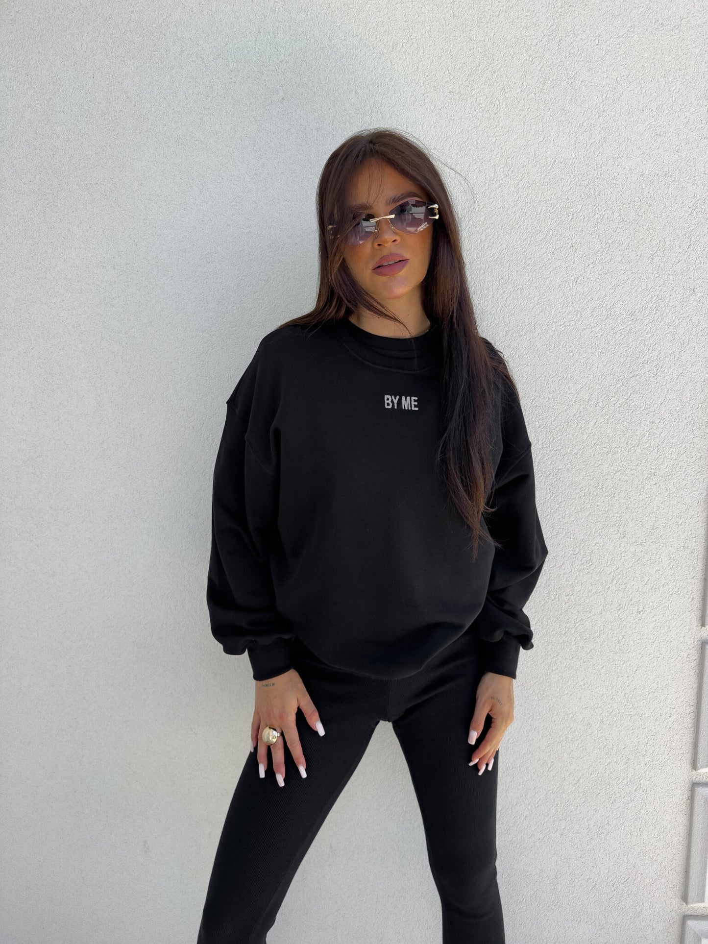 Sweatshirt COTTON - Schwarz