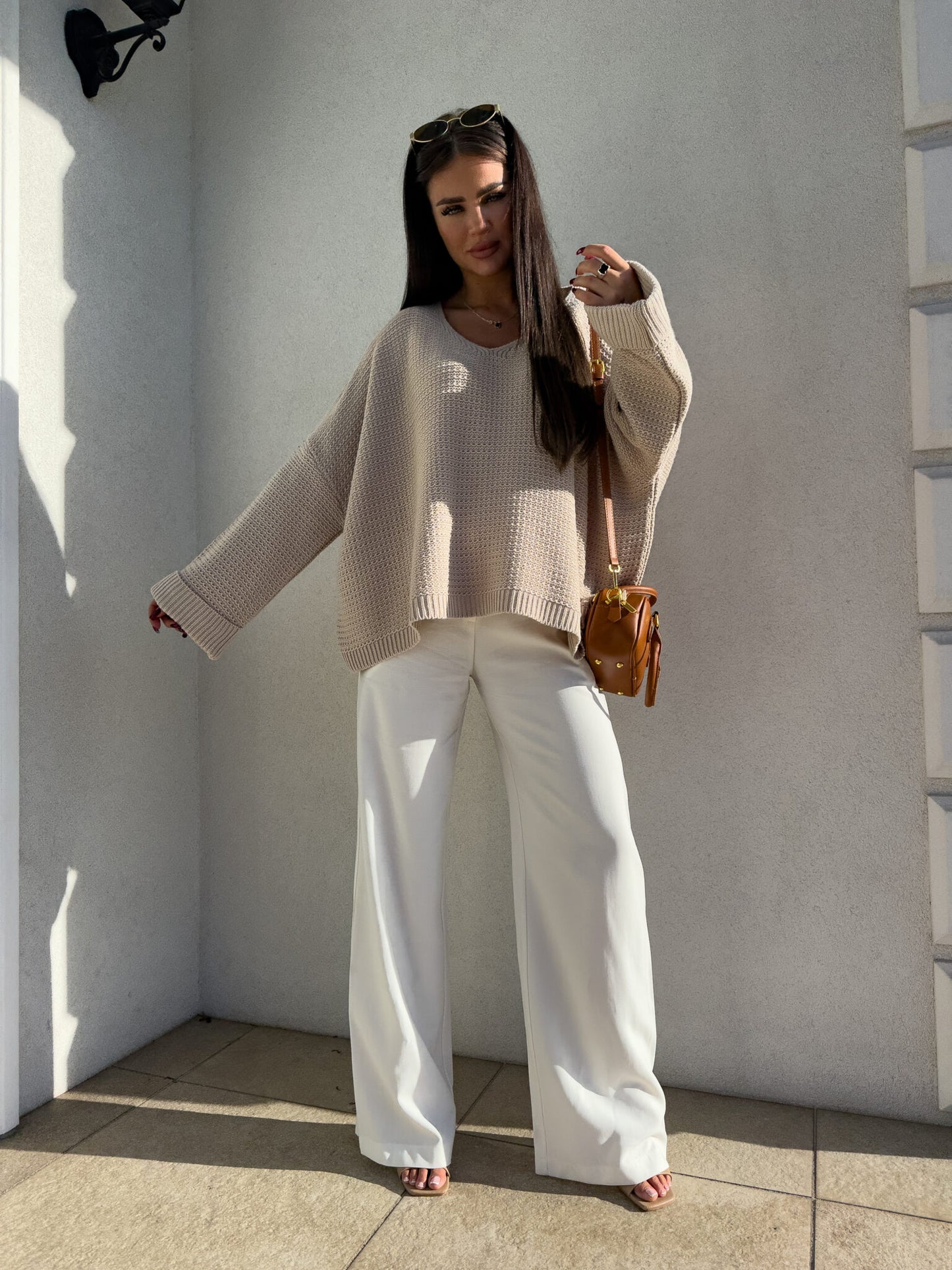 Pullover OLENA - beige