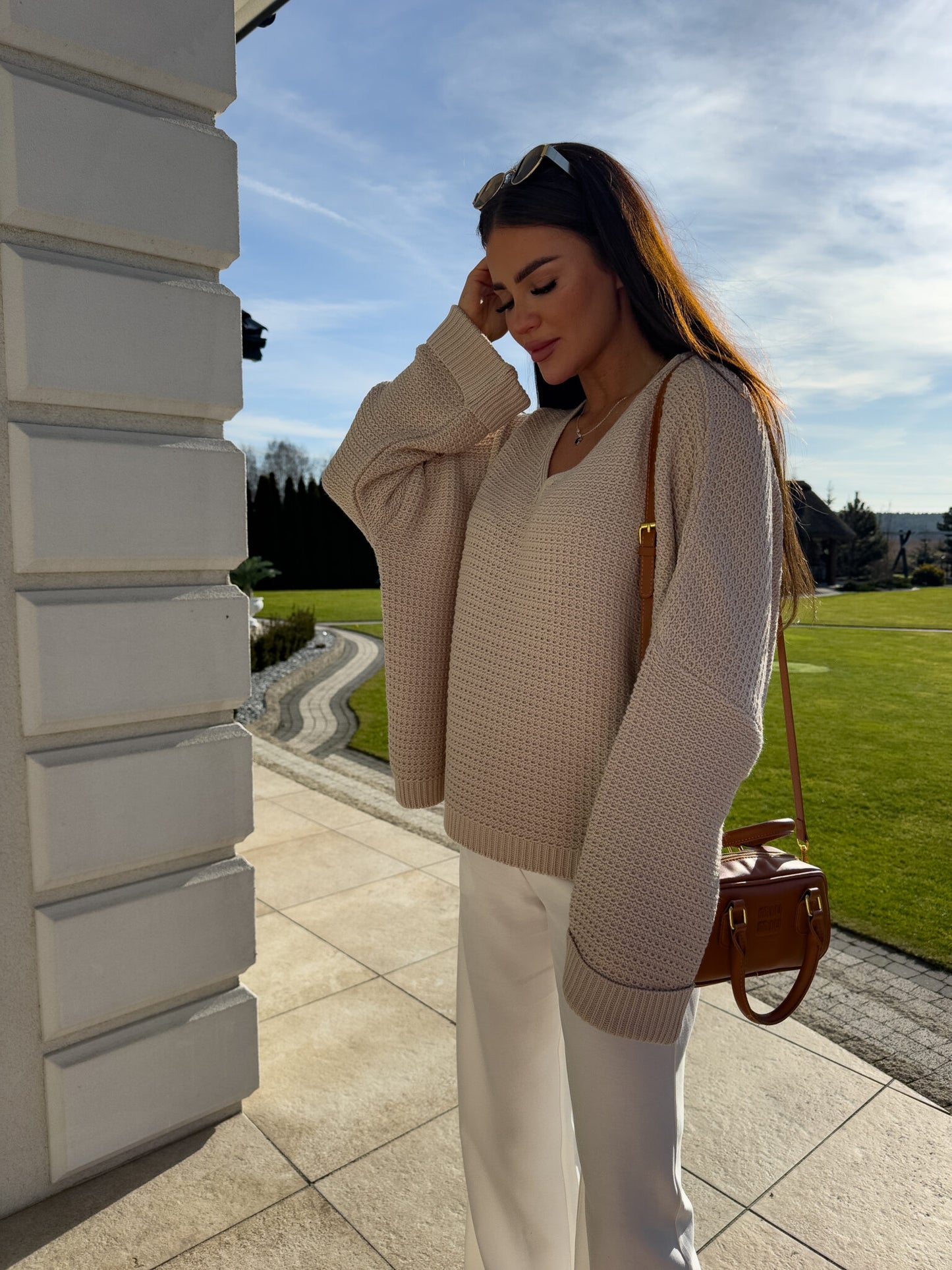 Pullover OLENA - beige