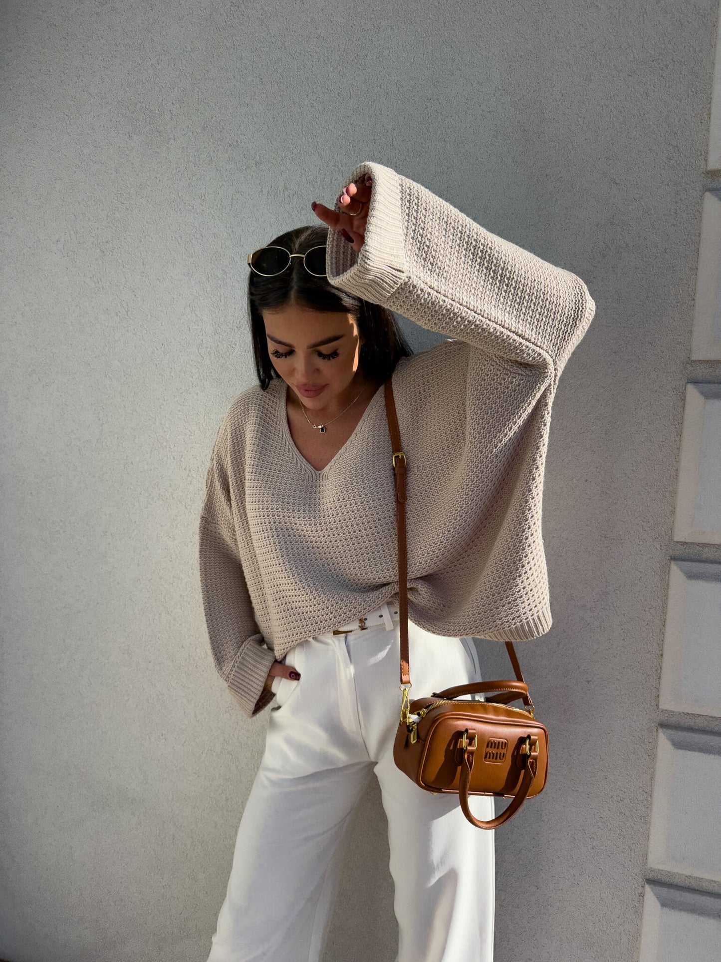 Pullover OLENA - beige