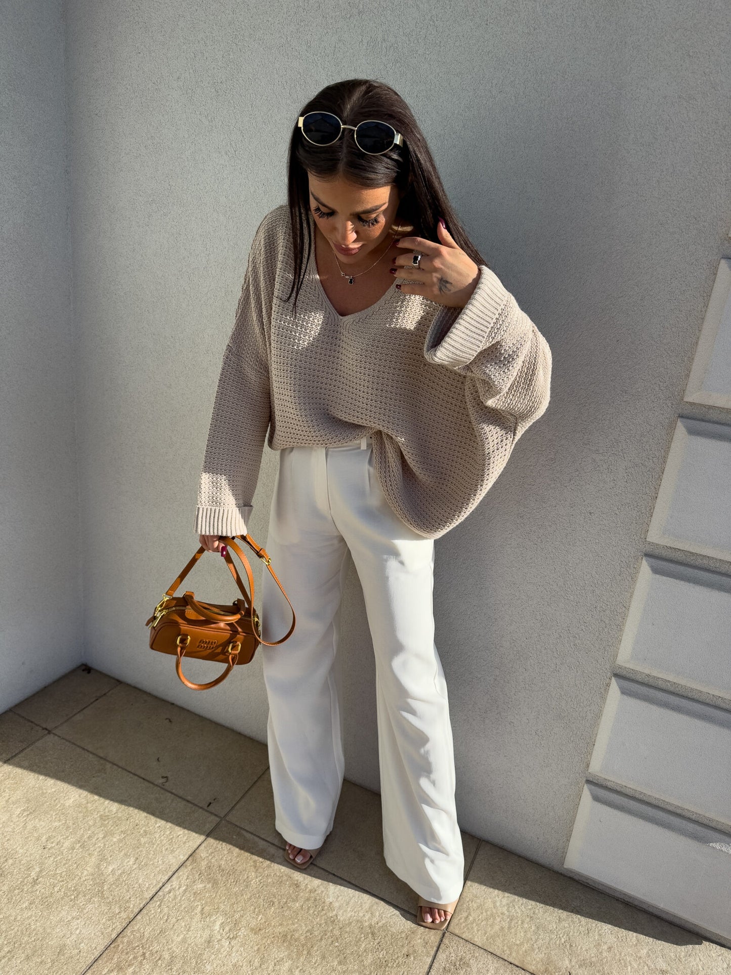 Pullover OLENA - beige
