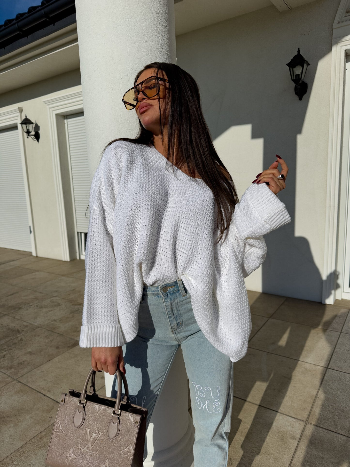 Pullover OLENA - ecru