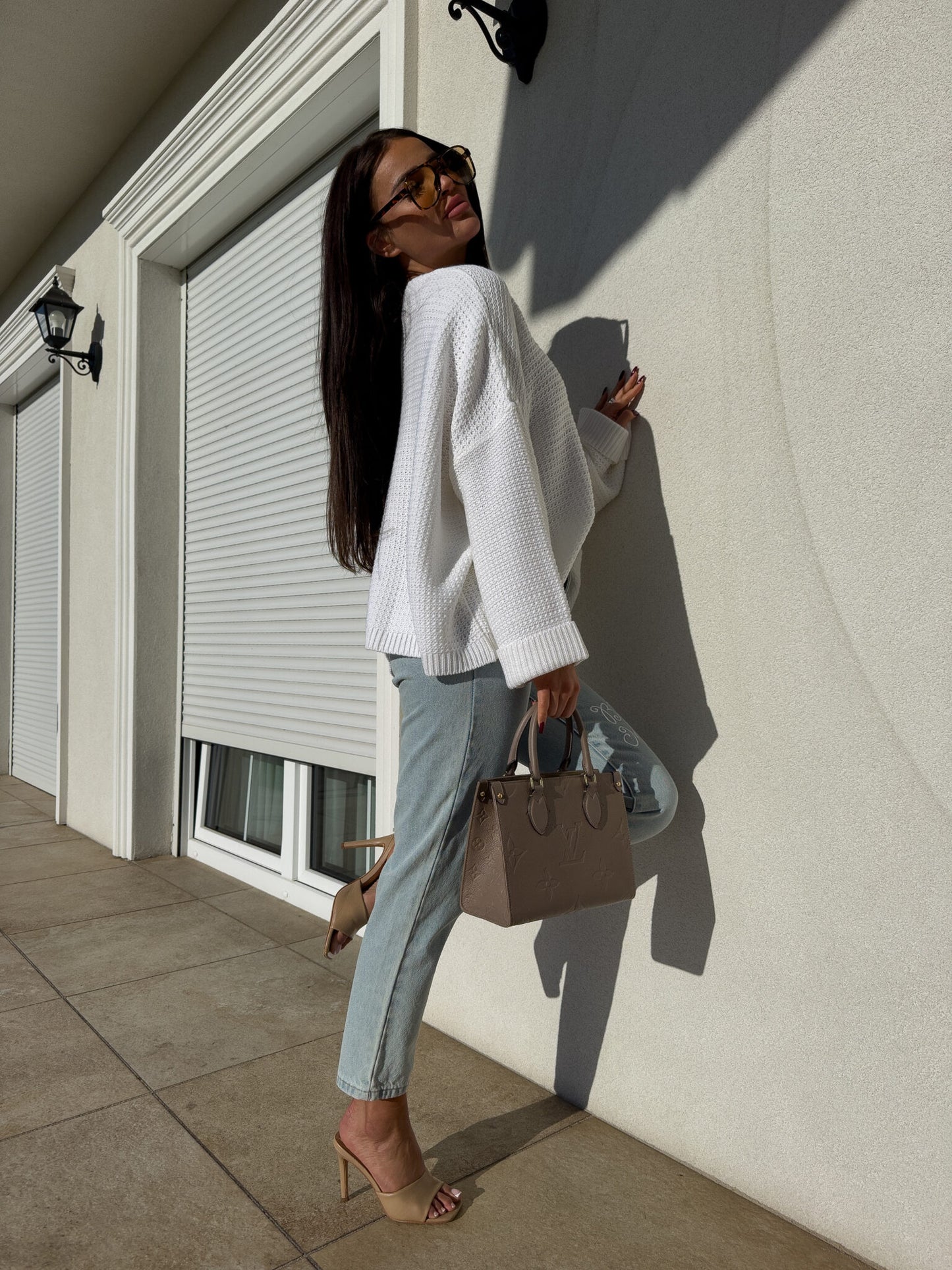 Pullover OLENA - ecru