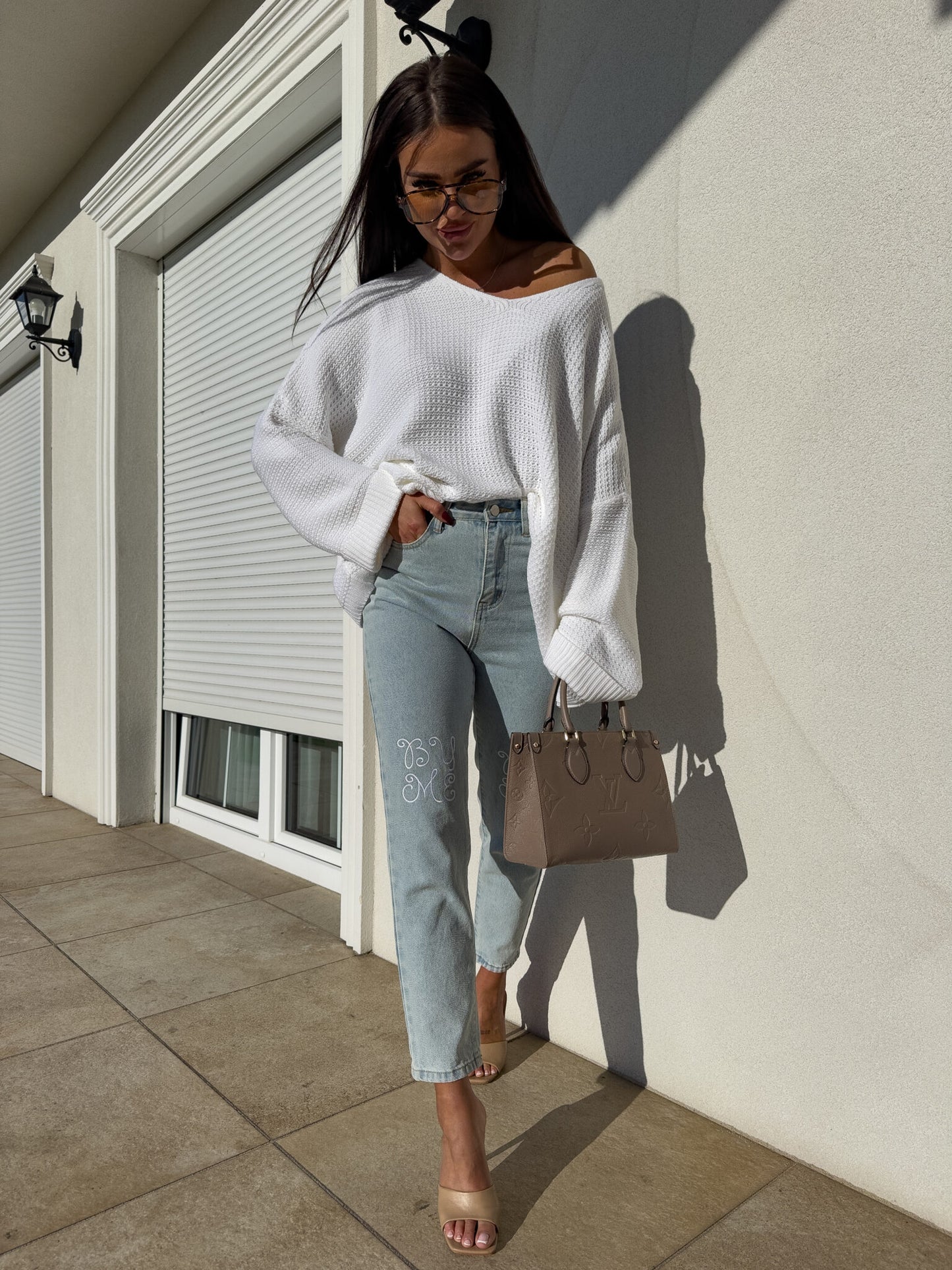Pullover OLENA - ecru