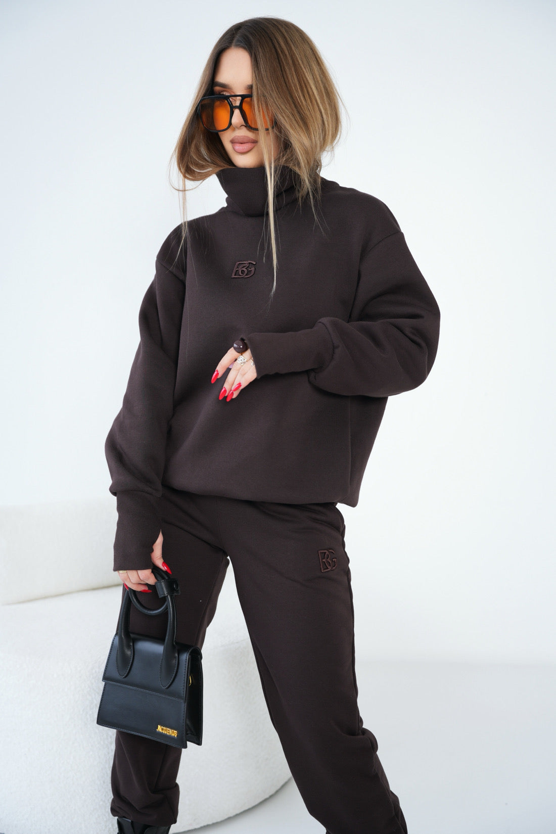 SWEATSHIRT BG SAY YES | BITTERSCHOKOLADE