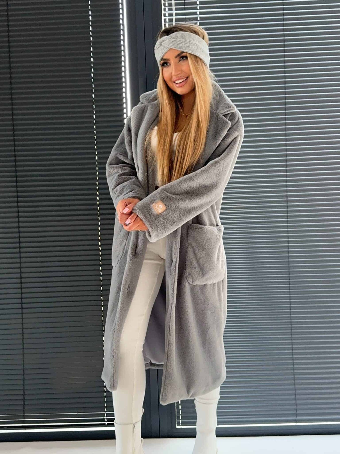 Mantel NOELLE – grau