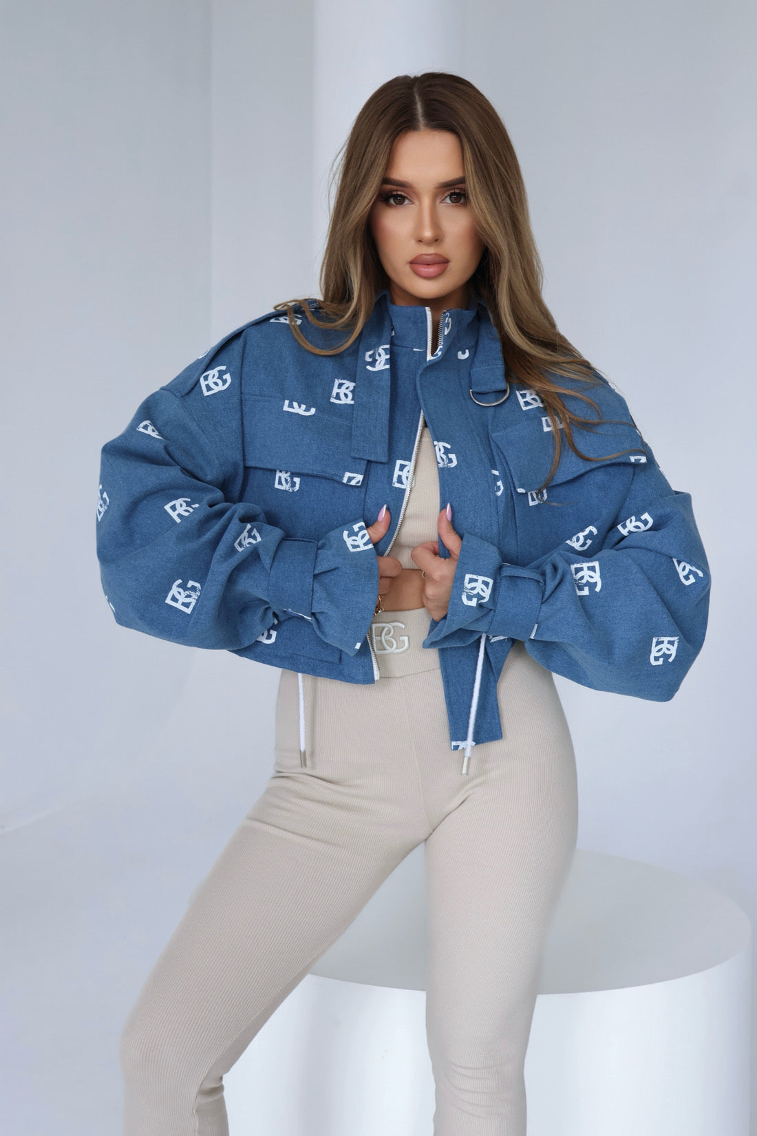 JEANSJACKE BG POPCORN | BLAU