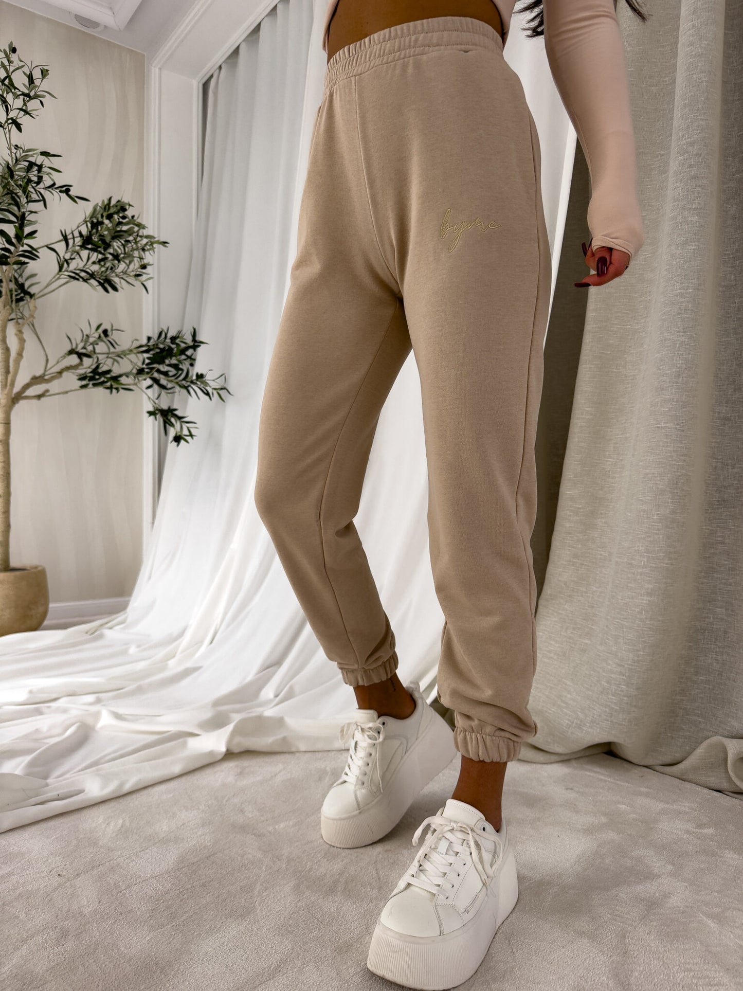 Jogginghose LOGO - beige