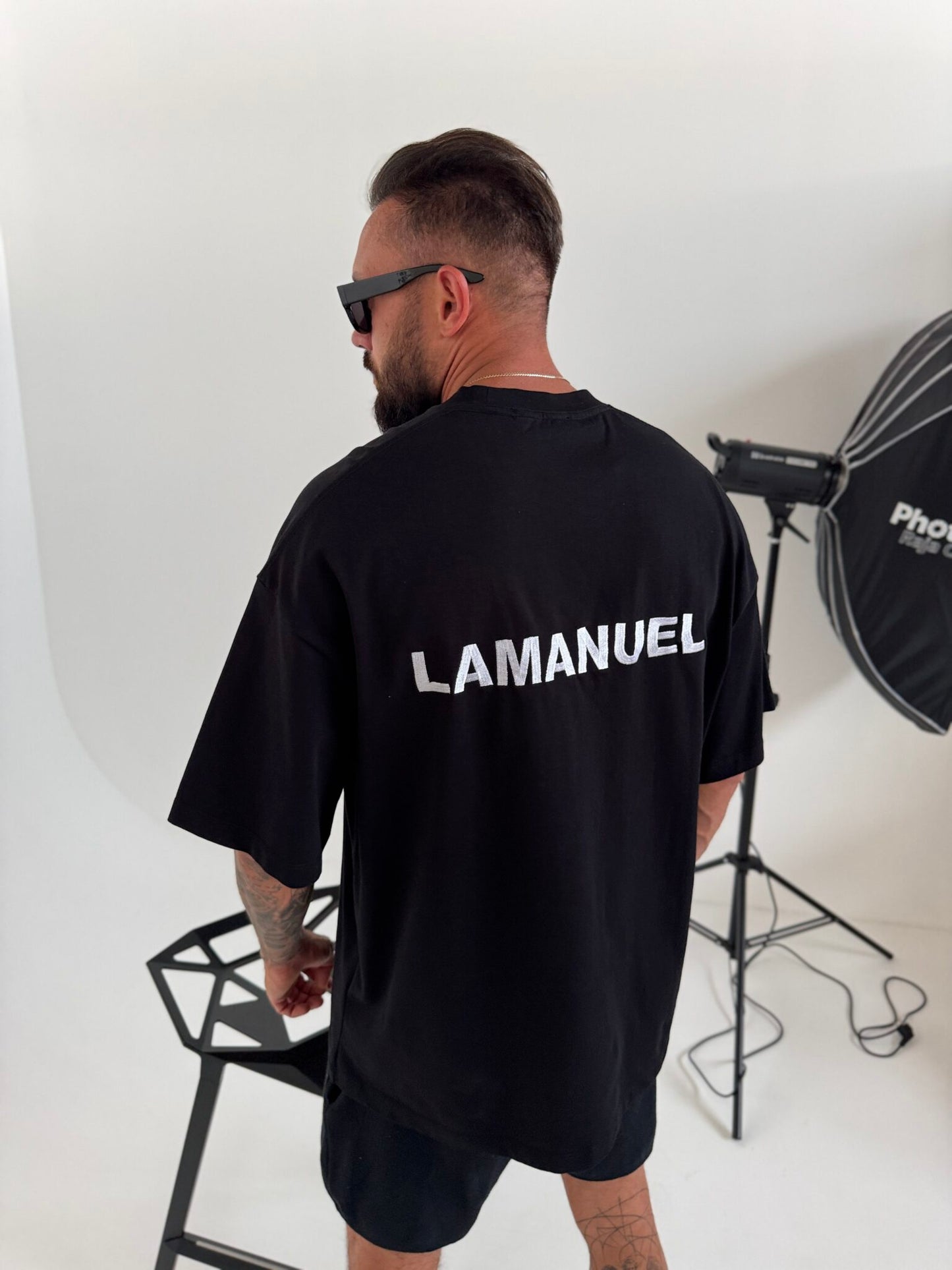 T- Shirt UNISEX HERREN schwarz