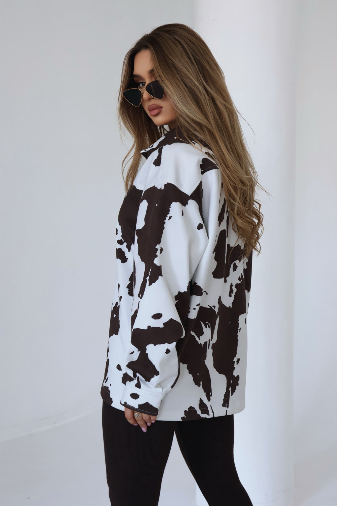 DAMENBLUSE BG MUU | WEIß- SCHOKO