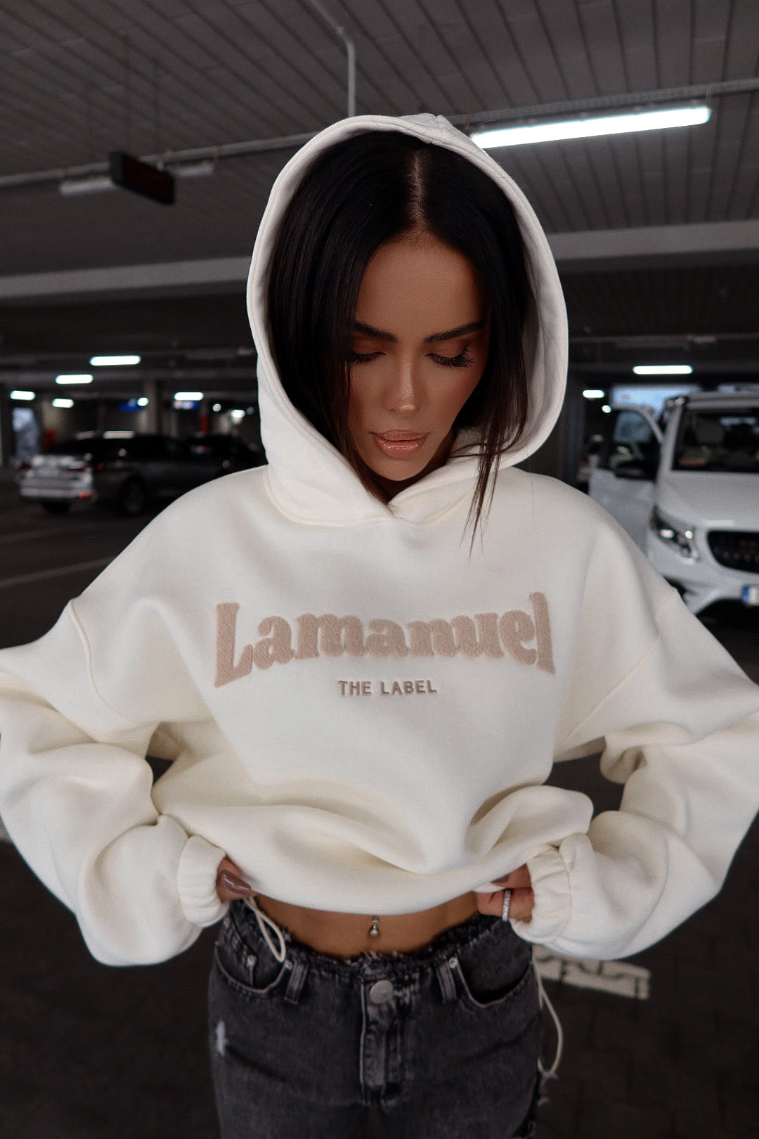 Sweatshirt FLUFFY La Manuel ecru