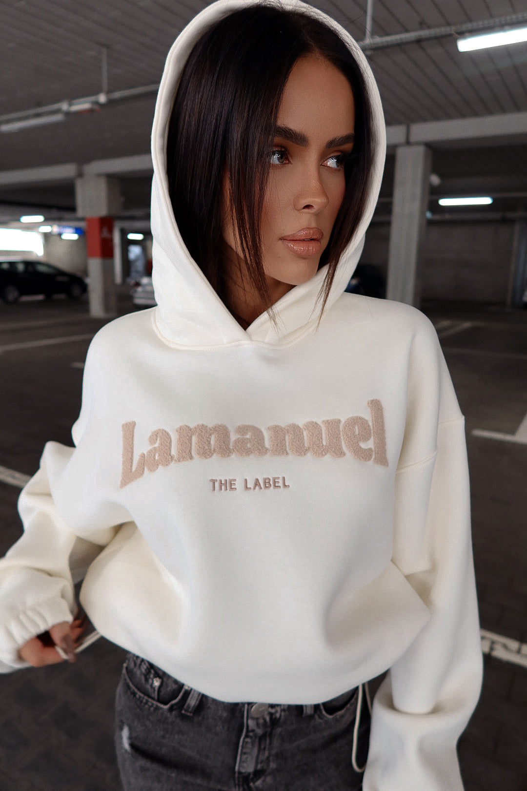 Sweatshirt FLUFFY La Manuel ecru