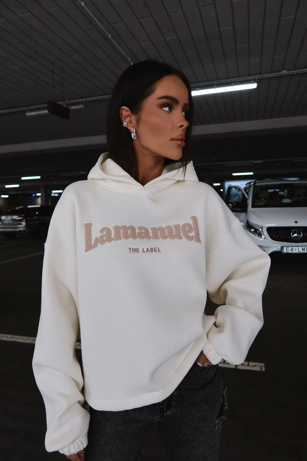 Sweatshirt FLUFFY La Manuel ecru