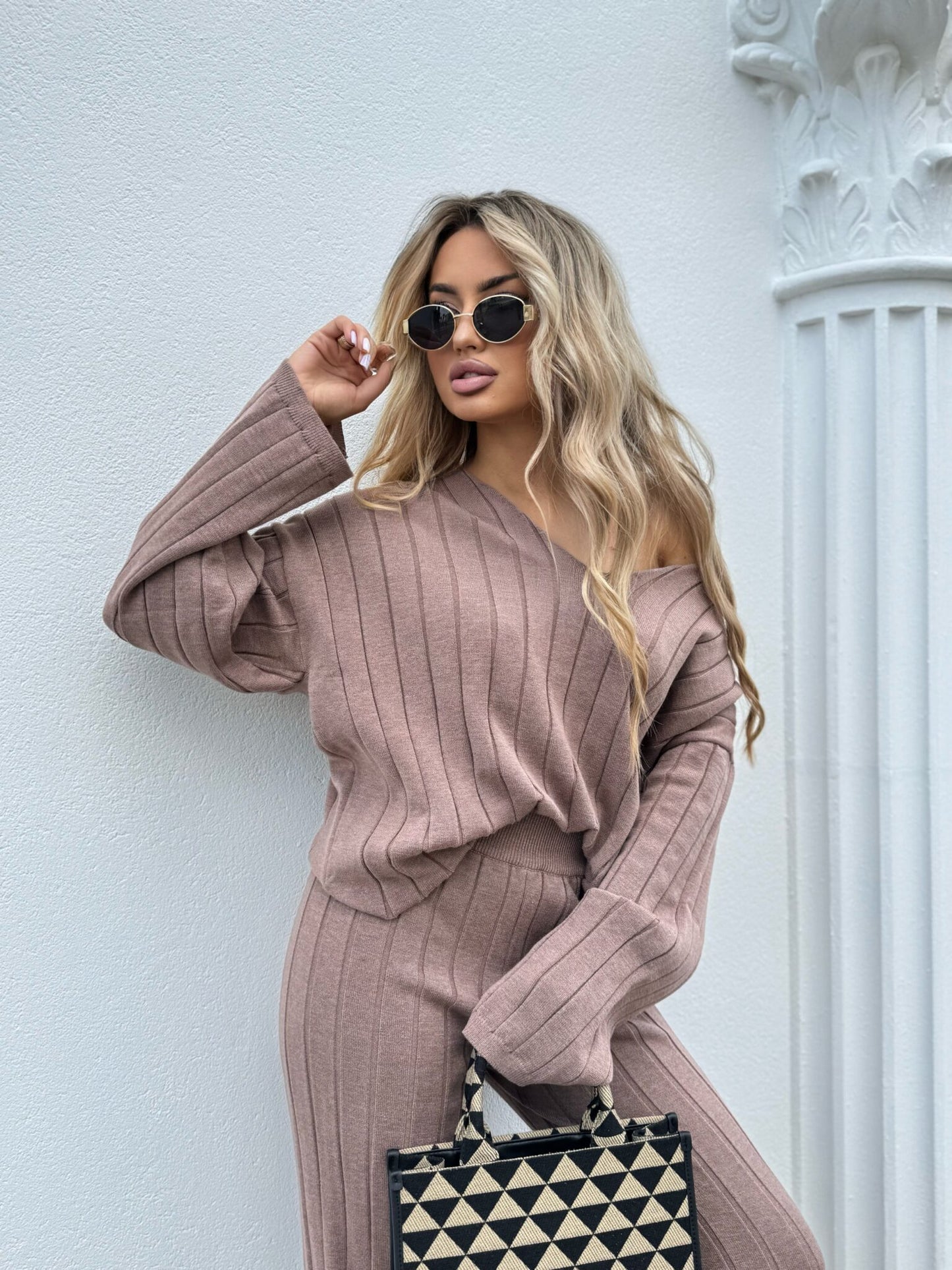 Zweiteiler CANDICE – mokka