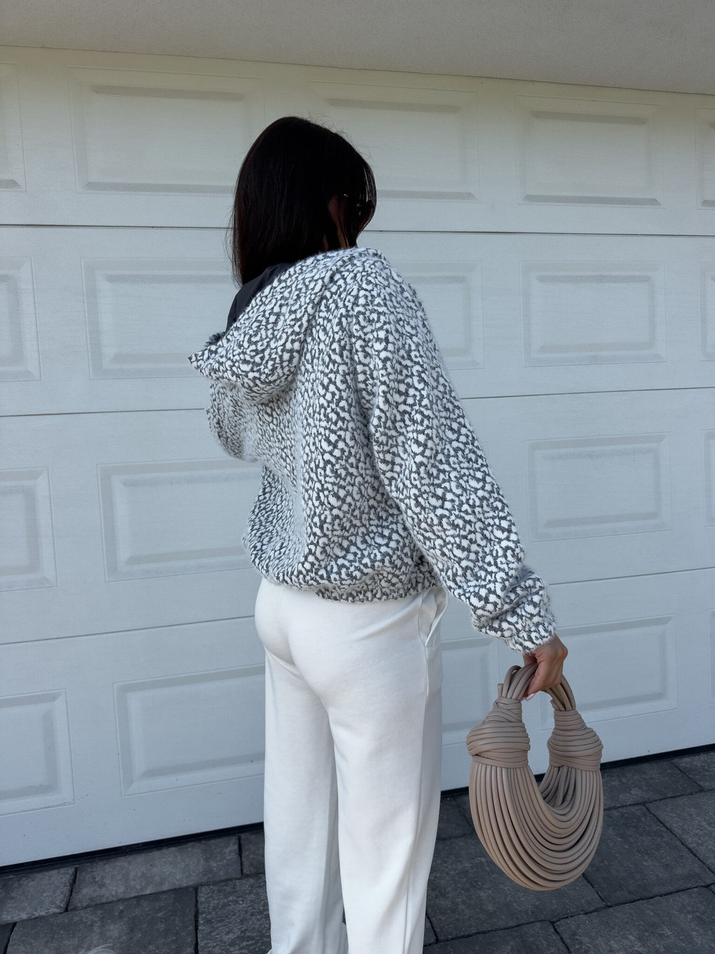 Jacke MISIO print Panther – grau