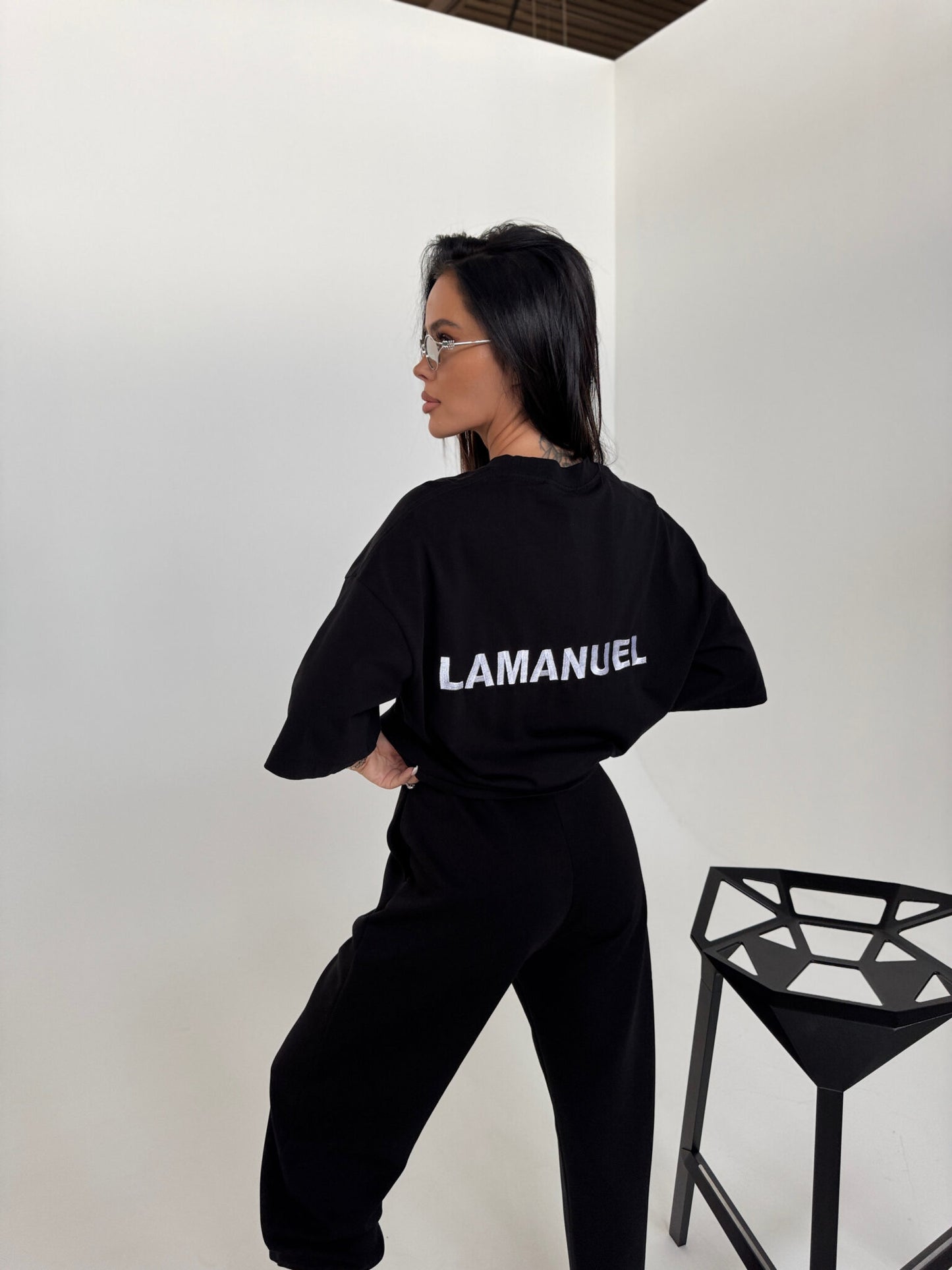 T- Shirt Damen UNISEX schwarz