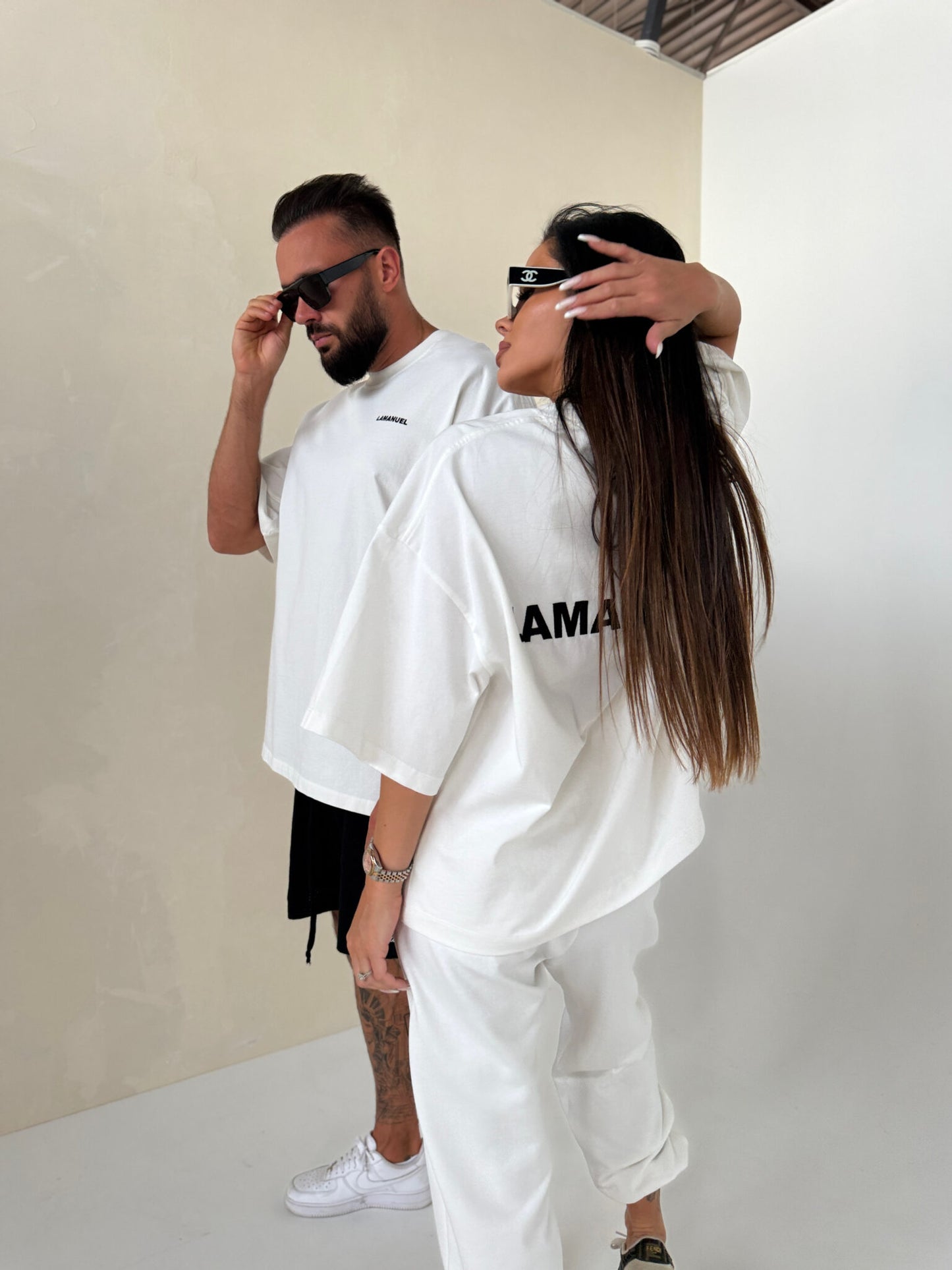 T- Shirt Damen UNISEX off- white