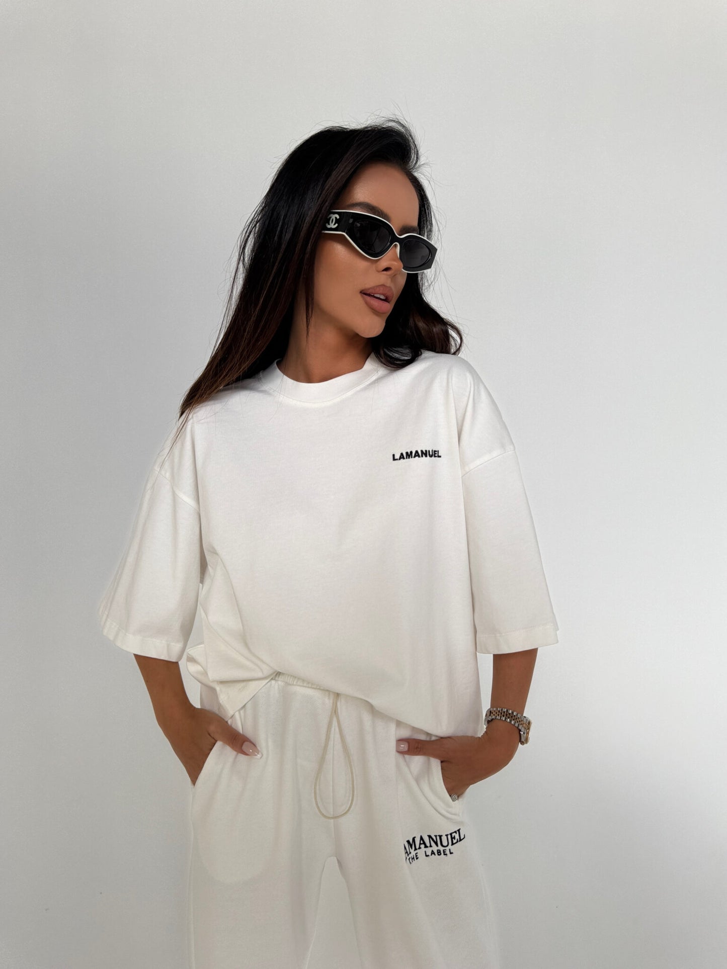 T- Shirt Damen UNISEX off- white