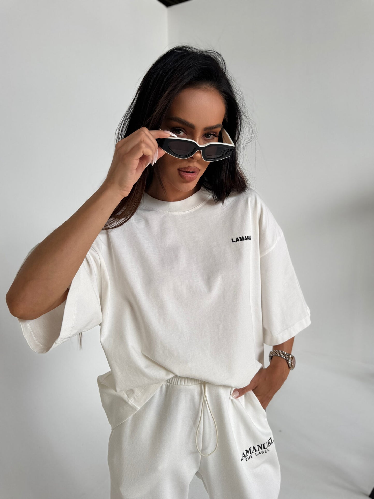 T- Shirt Damen UNISEX off- white