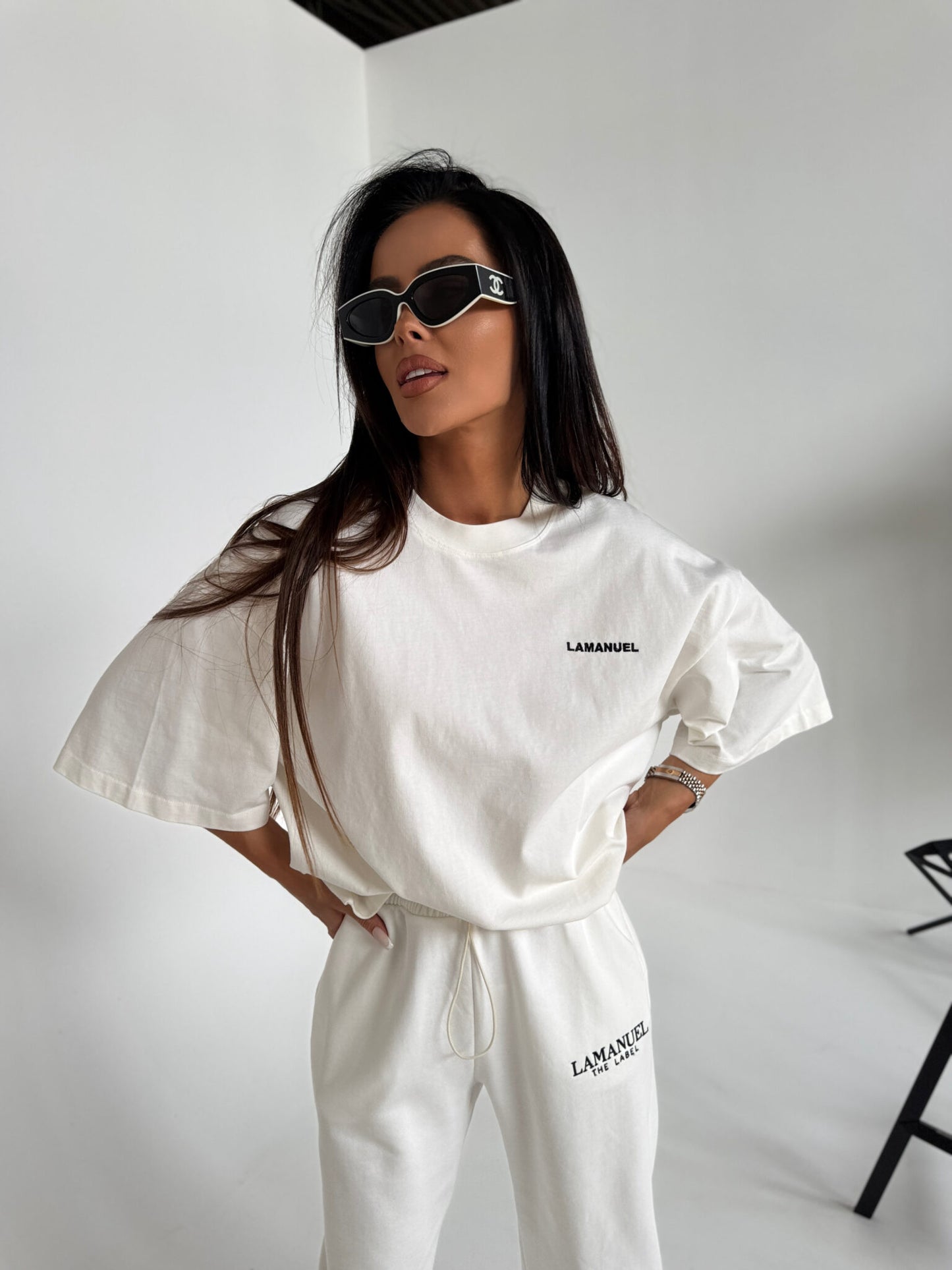 T- Shirt Damen UNISEX off- white