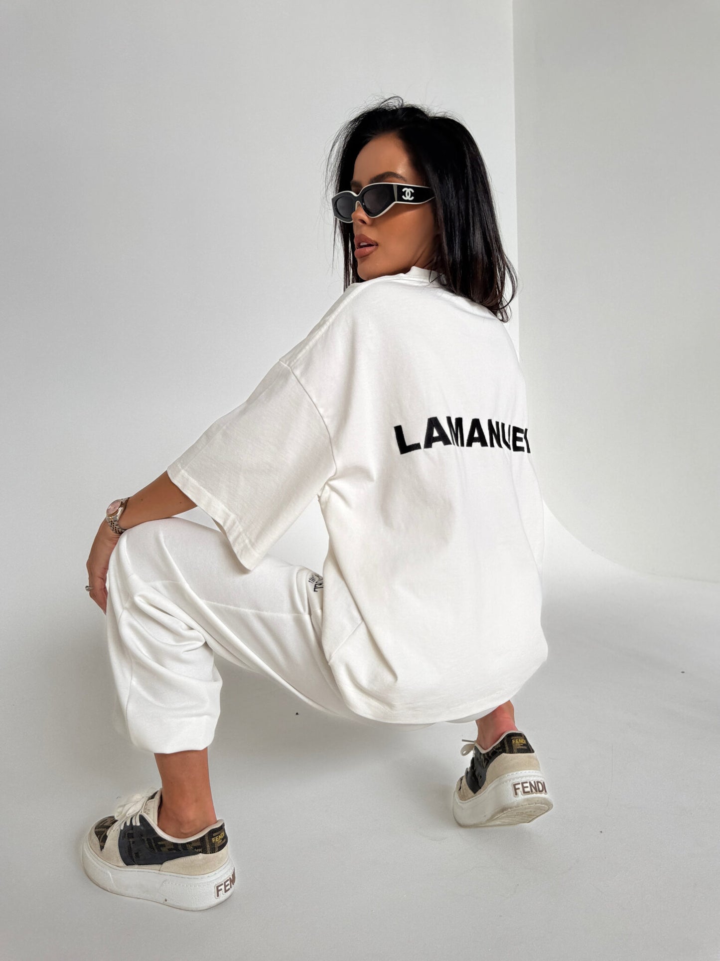 T- Shirt Damen UNISEX off- white