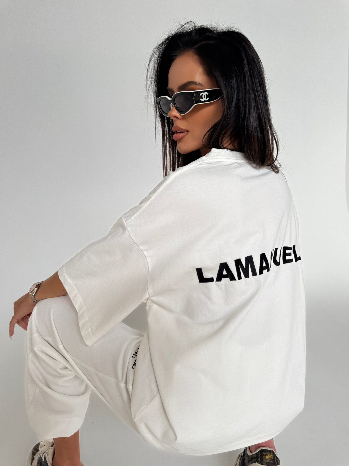T- Shirt Damen UNISEX off- white