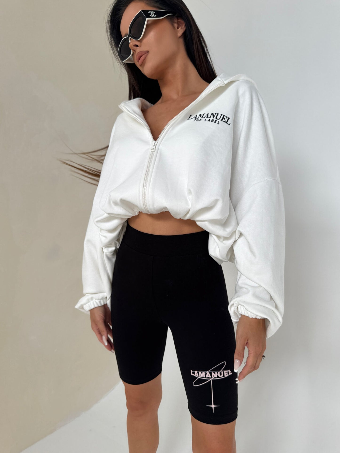 Sweatshirt BASIC ecru