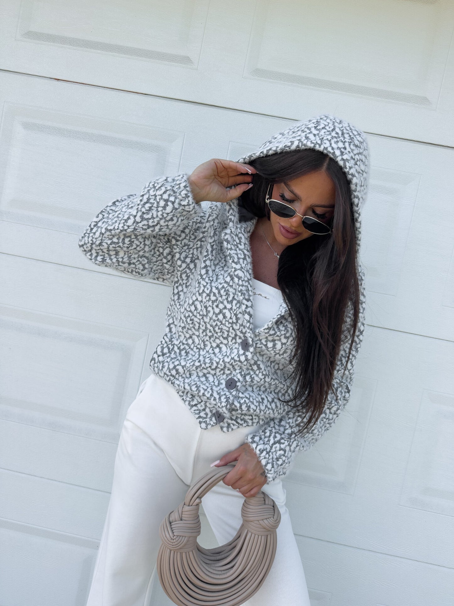 Jacke MISIO print Panther – grau