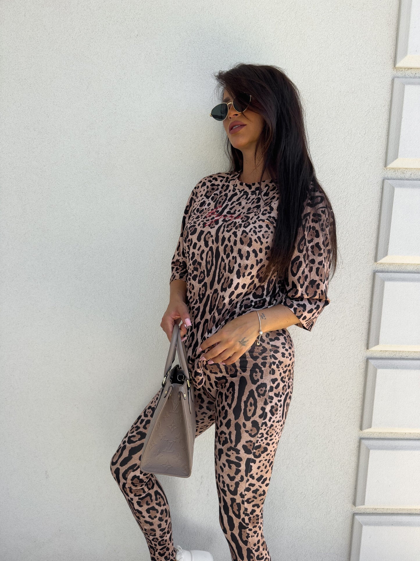 Damenbluse MARMARIS - Panther Muster