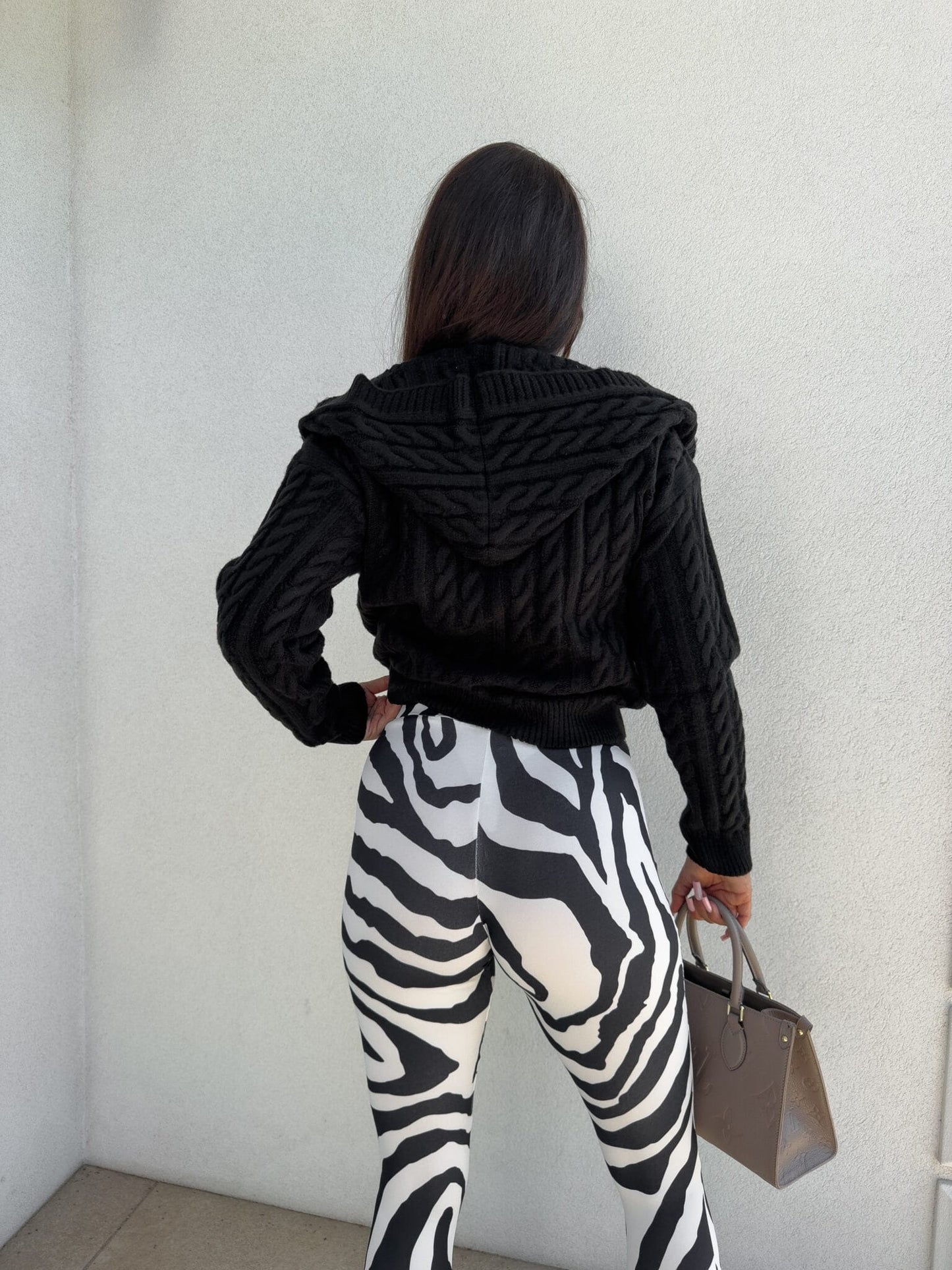 Pullover BOMBER KAPTUR ONE – Schwarz