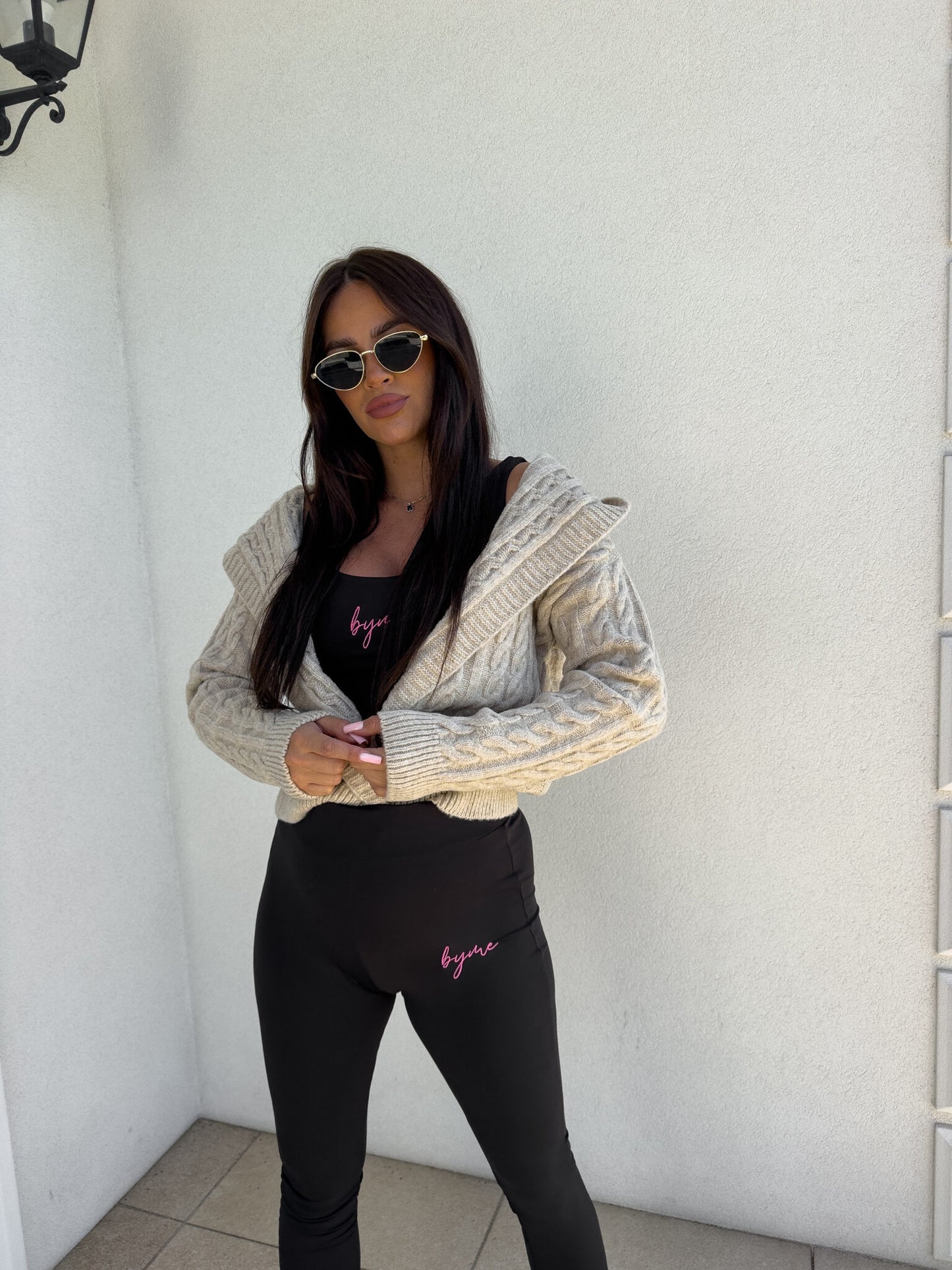 Pullover BOMBER KAPTUR ONE – BEIGE