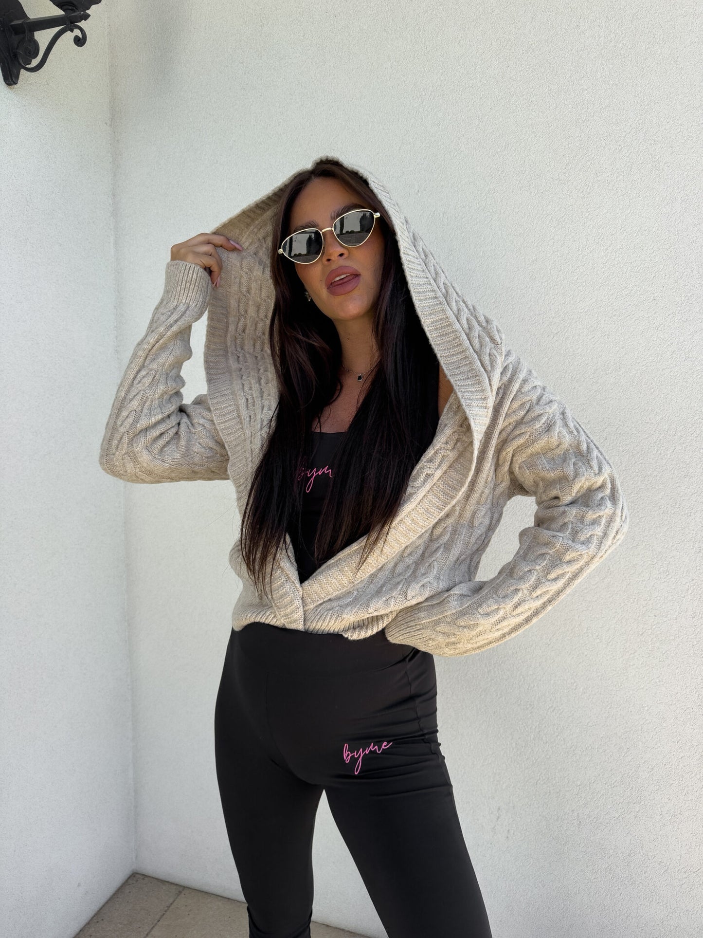 Pullover BOMBER KAPTUR ONE – BEIGE