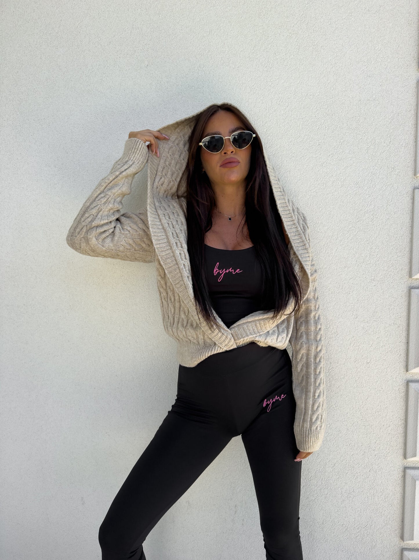 Pullover BOMBER KAPTUR ONE – BEIGE