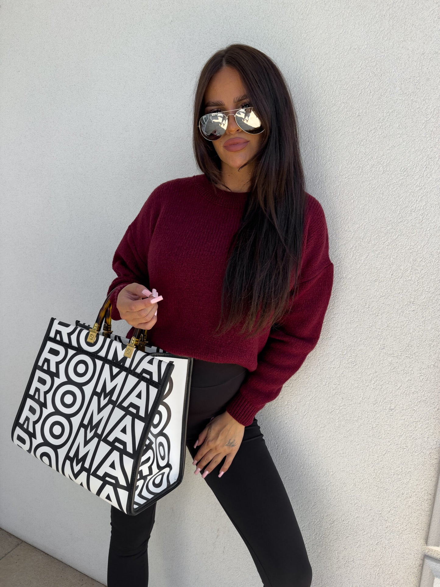 Pullover NERYS – Bordeaux