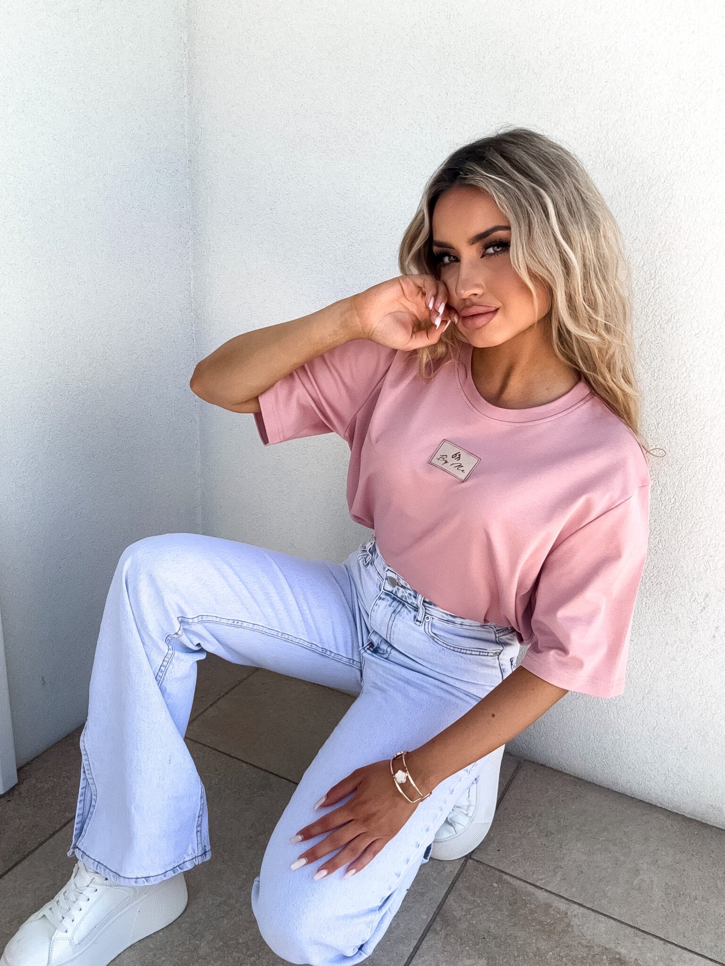 T-SHIRT COTTON - altrosa