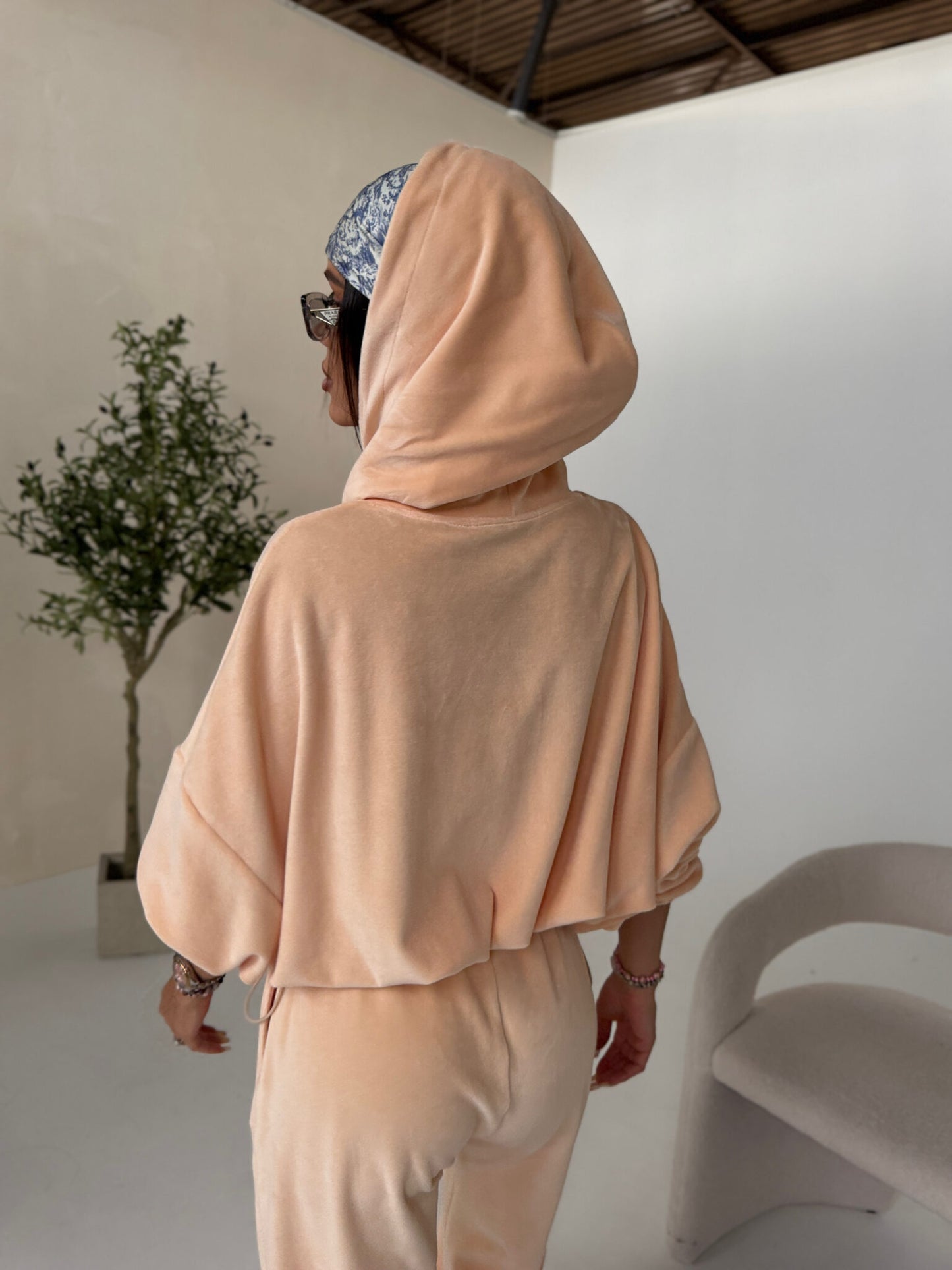 Sweatshirt BIGGY aprikosenfarbe