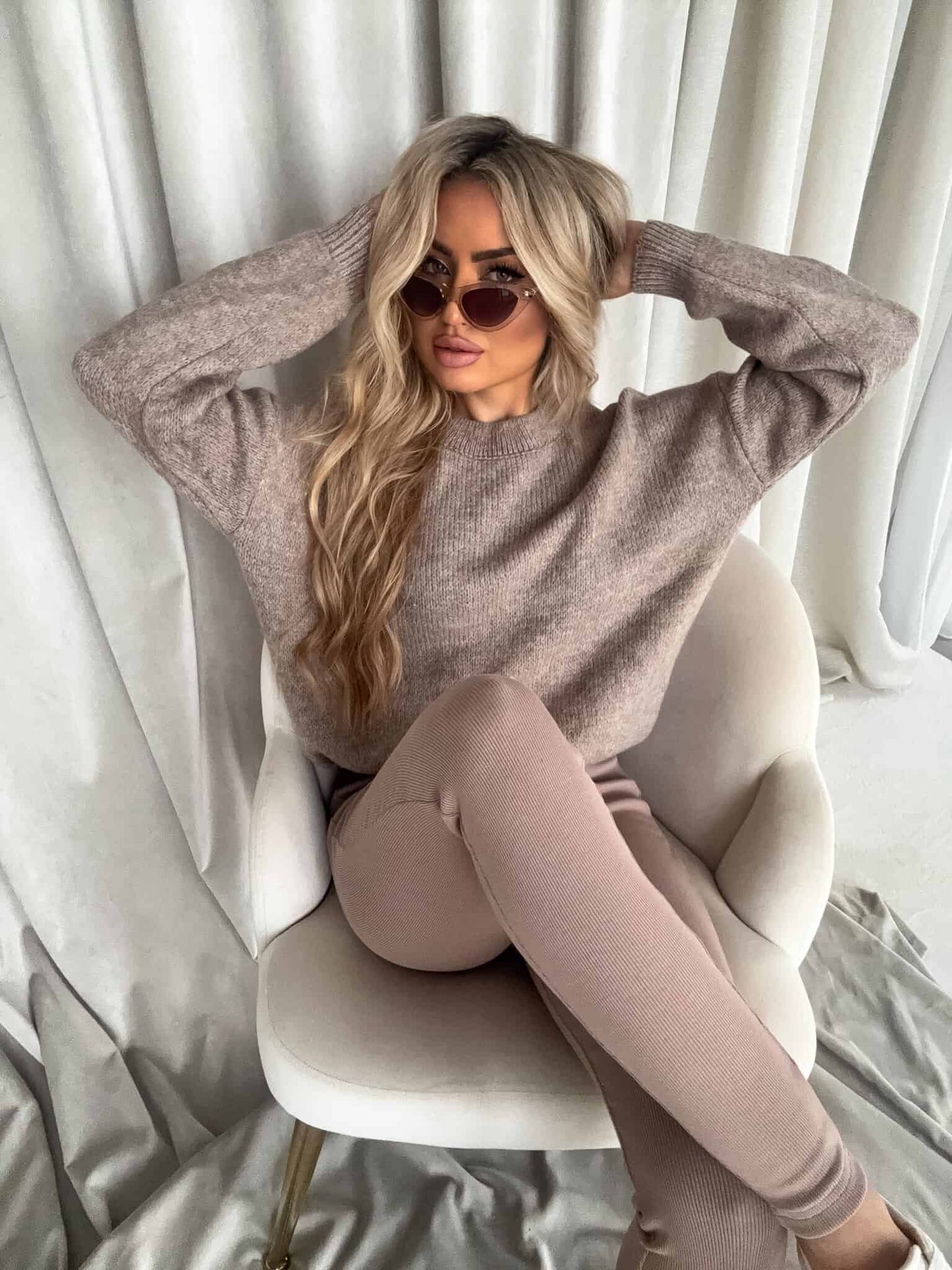 Pullover NERYS – mokka