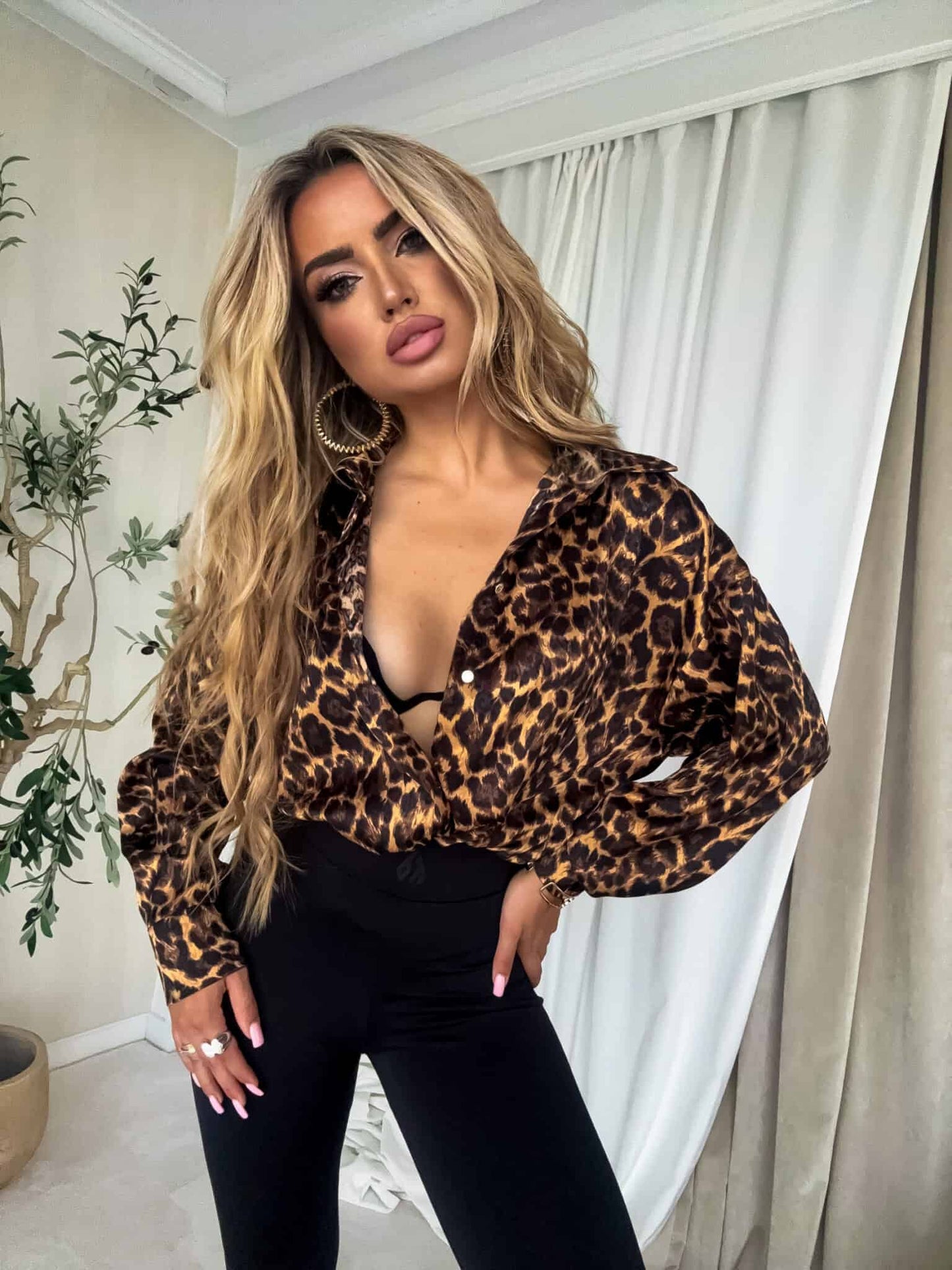 Damenbluse BLINK print  – Panther