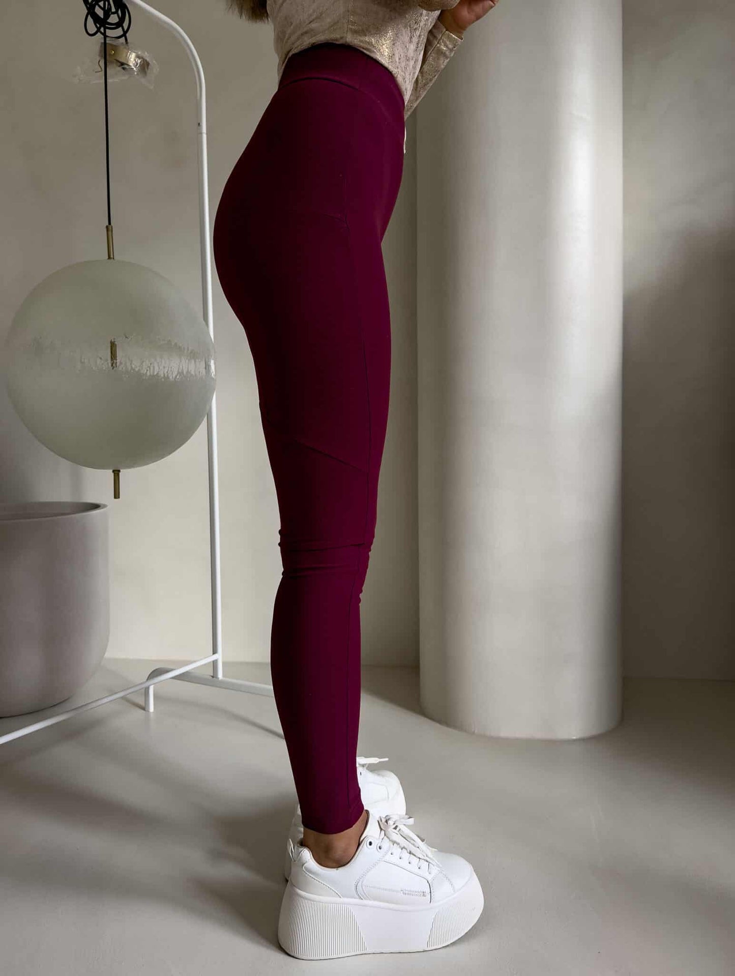 Leggings FIT logo - Bordeaux