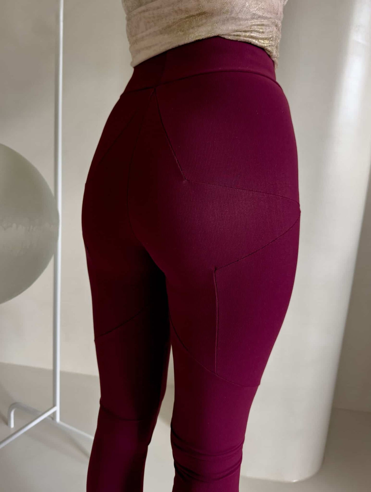 Leggings FIT logo - Bordeaux