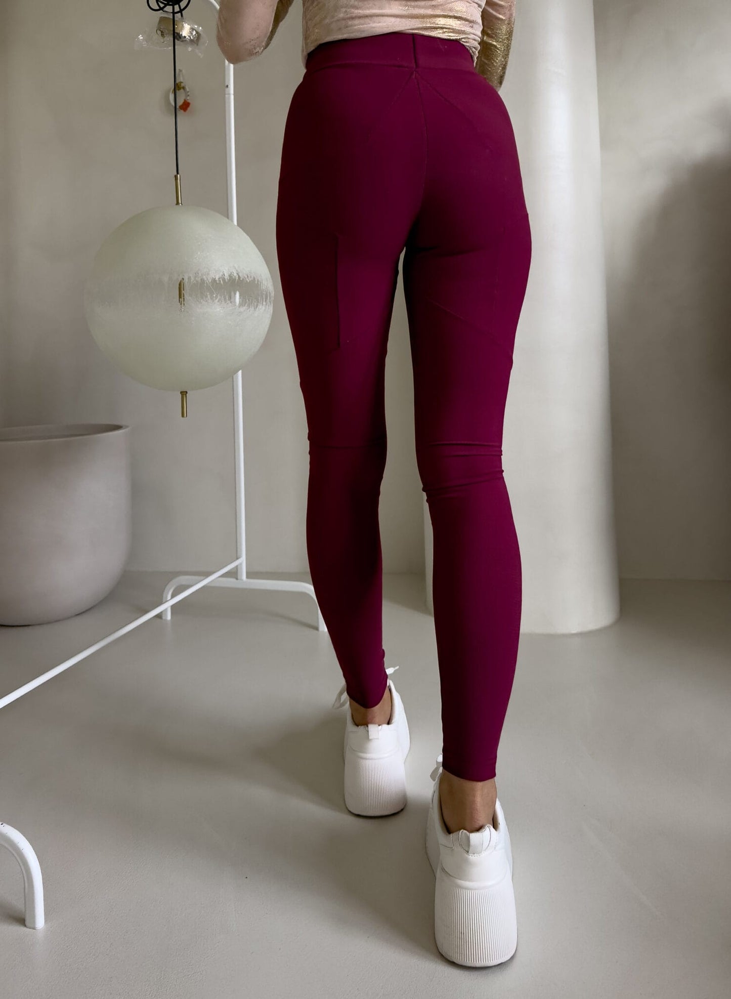 Leggings FIT logo - Bordeaux
