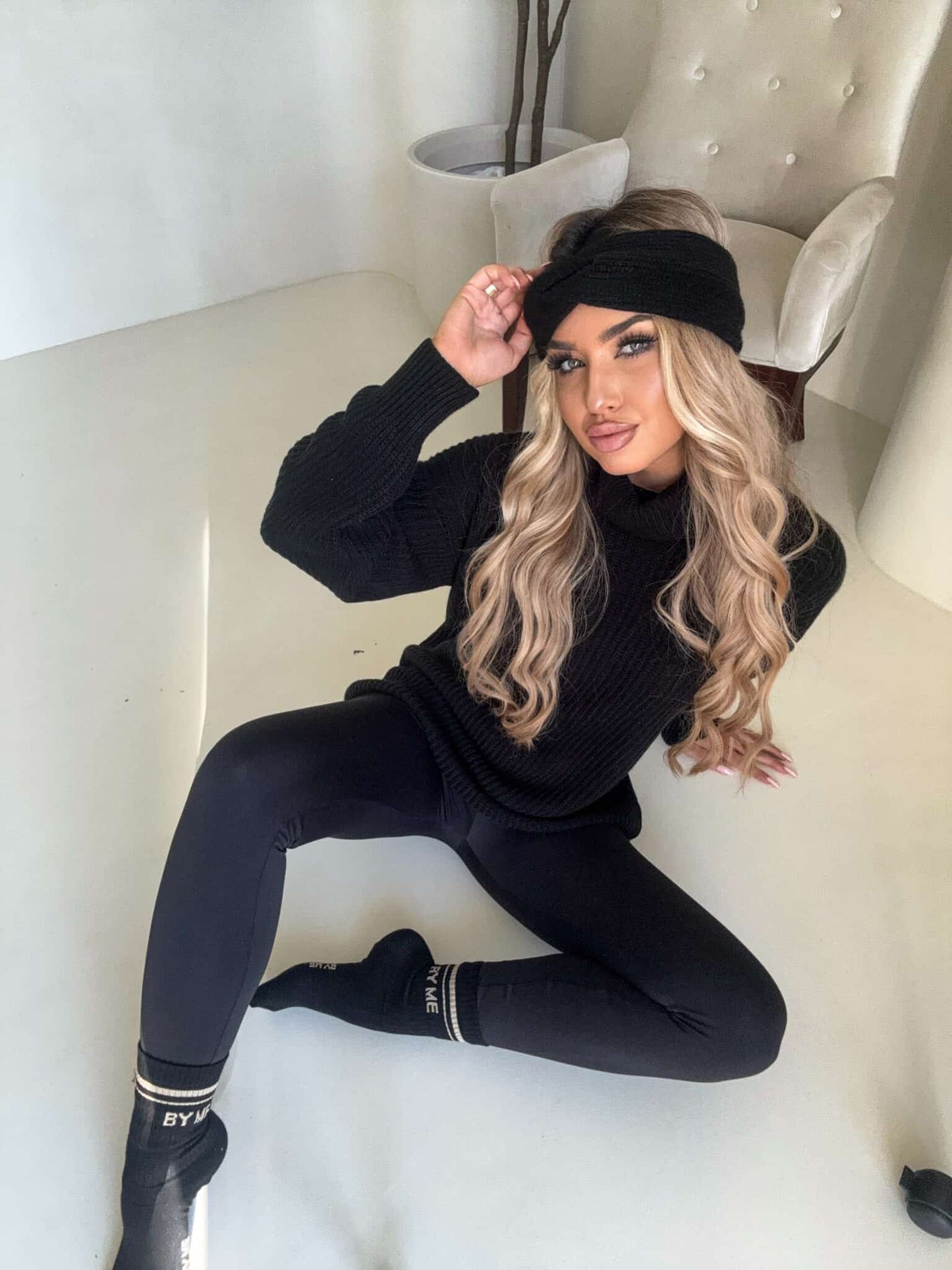 Rollkragenpullover LAVER - Schwarz