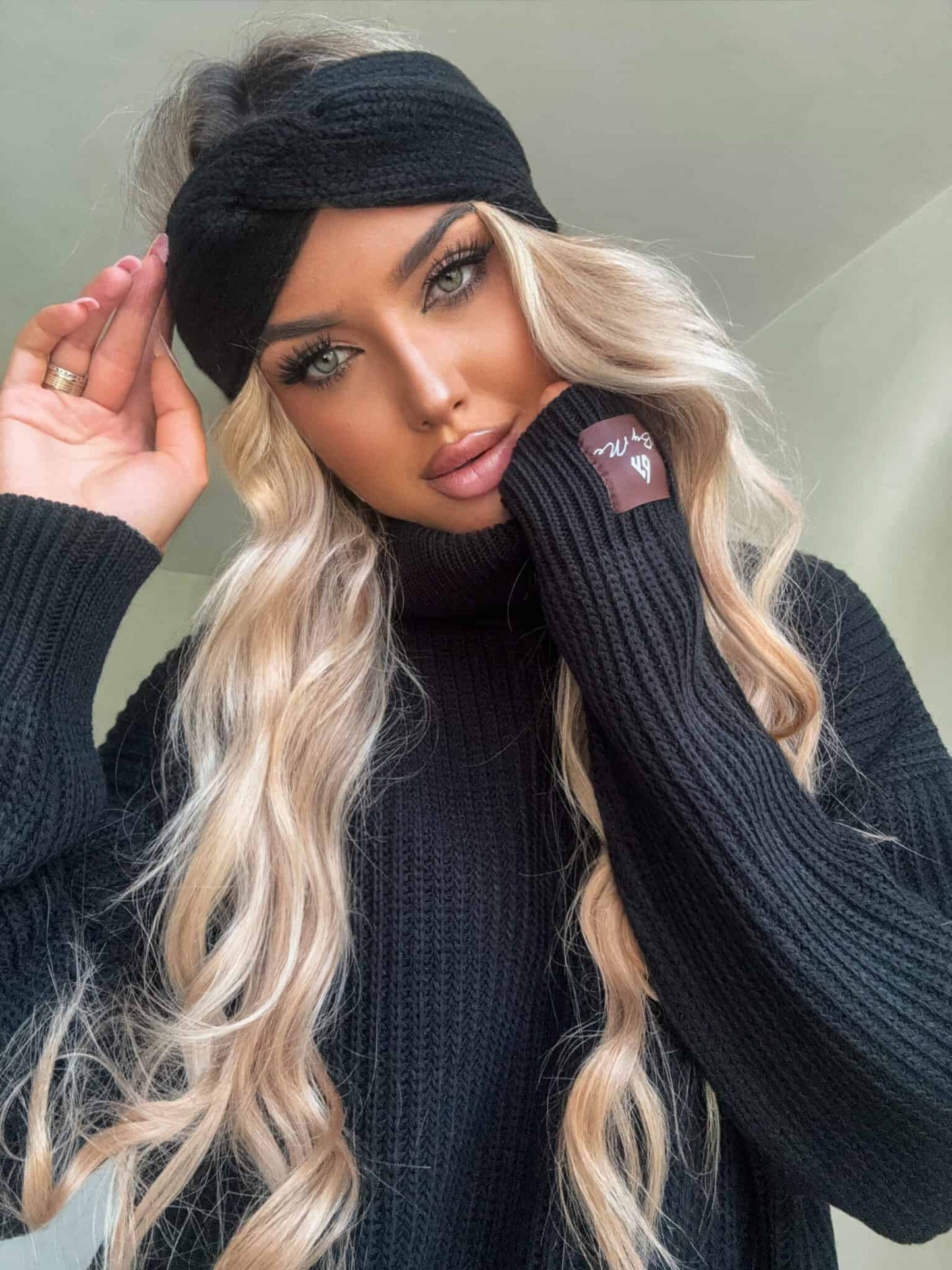 Rollkragenpullover LAVER - Schwarz