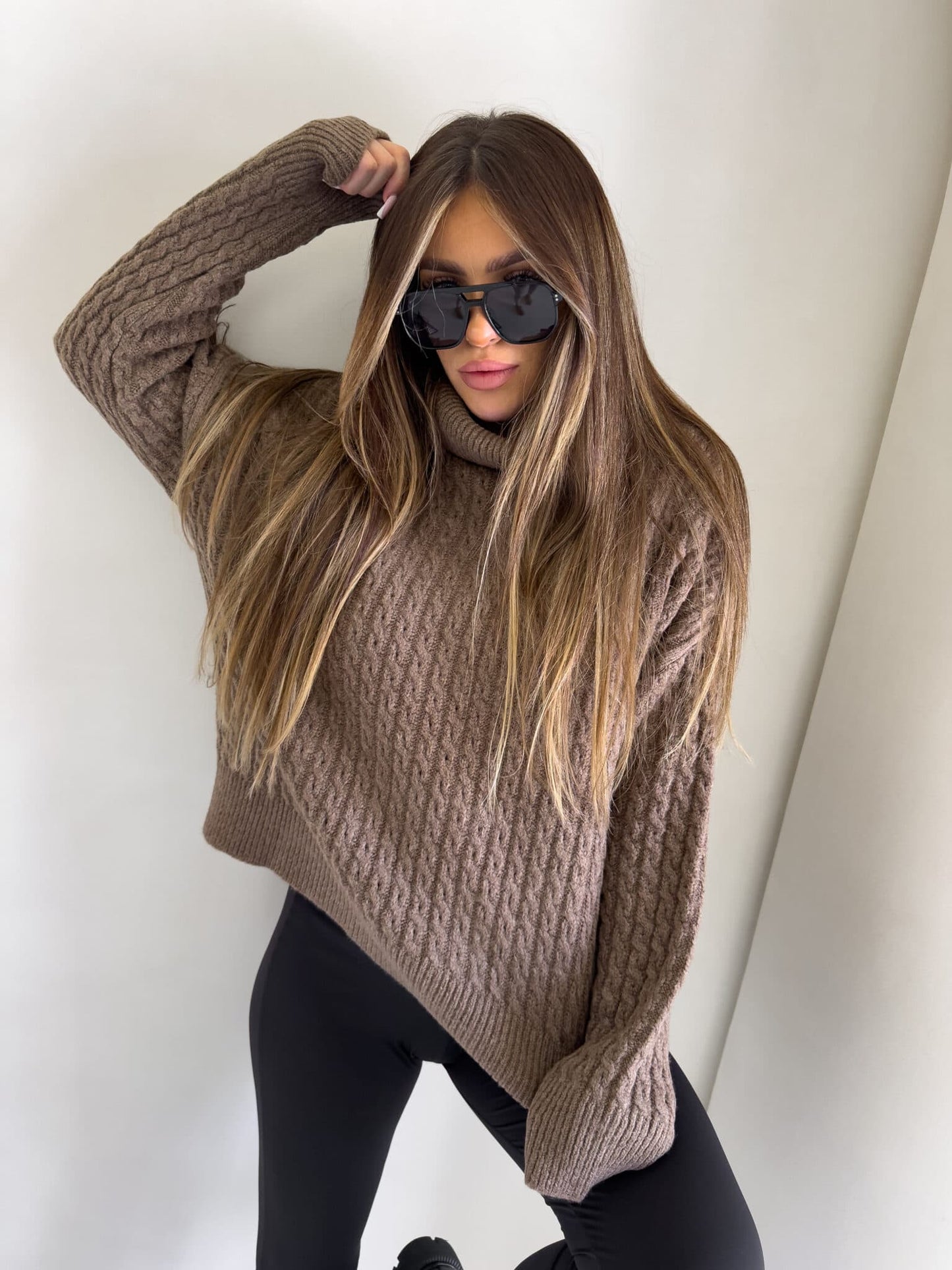 Rollkragenpullover INKO - Schoko