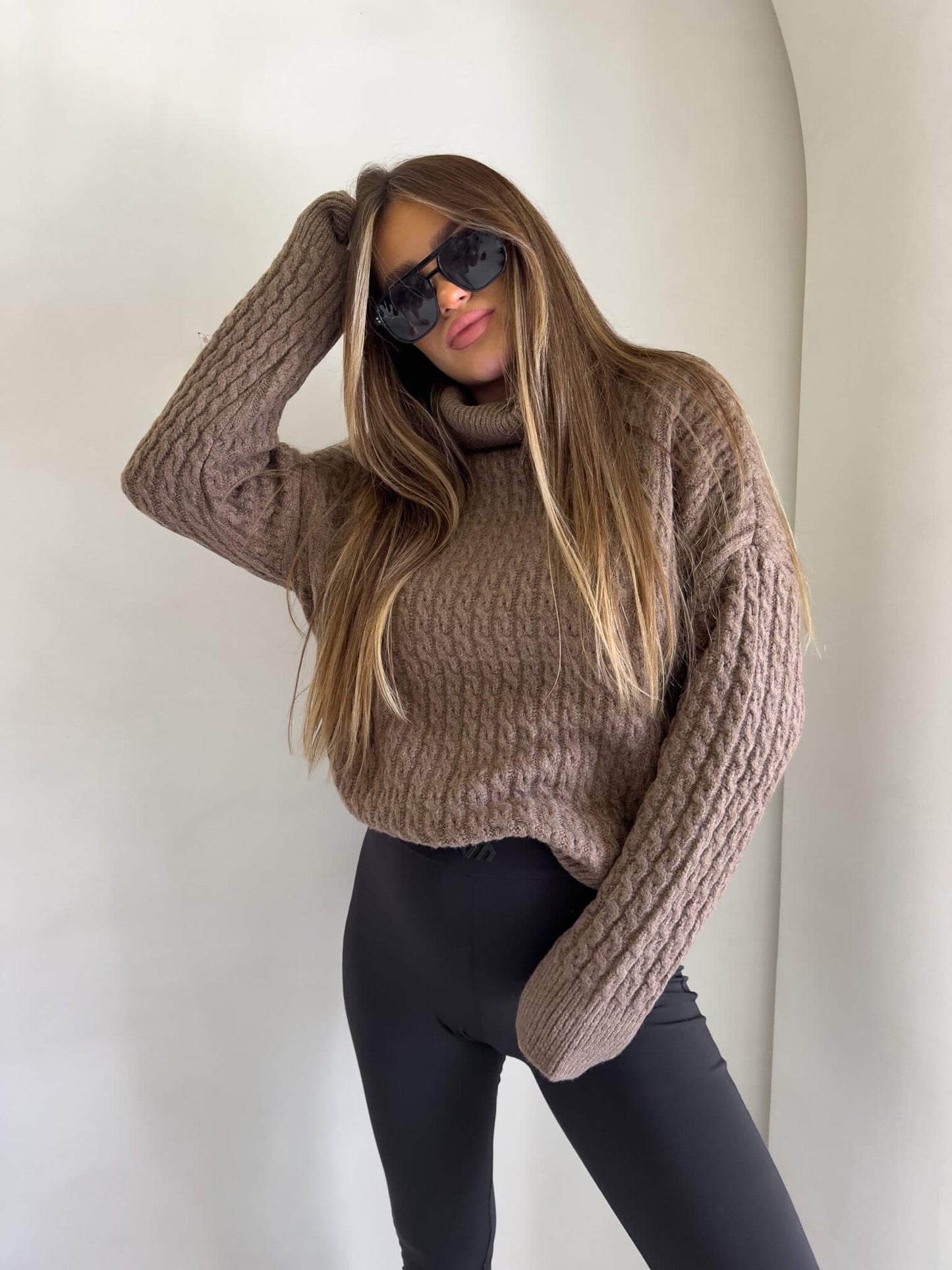 Rollkragenpullover INKO - Schoko