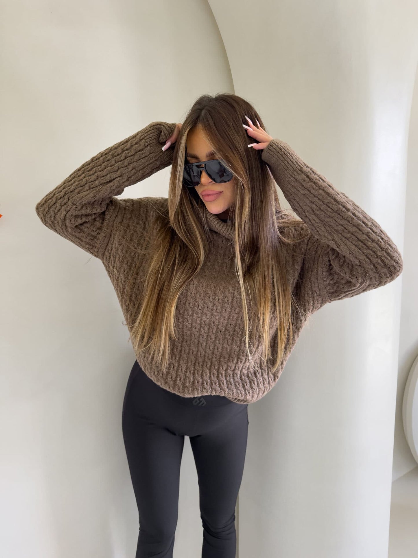 Rollkragenpullover INKO - Schoko