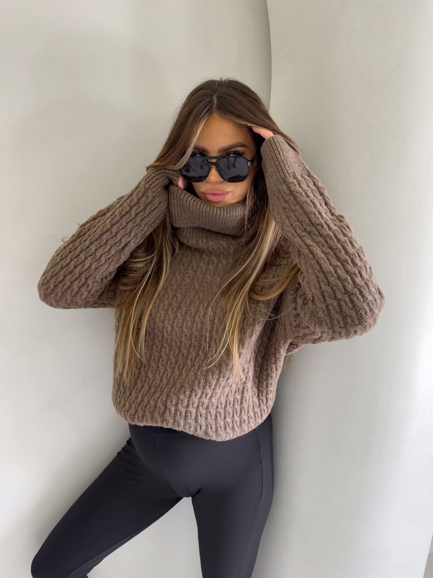 Rollkragenpullover INKO - Schoko