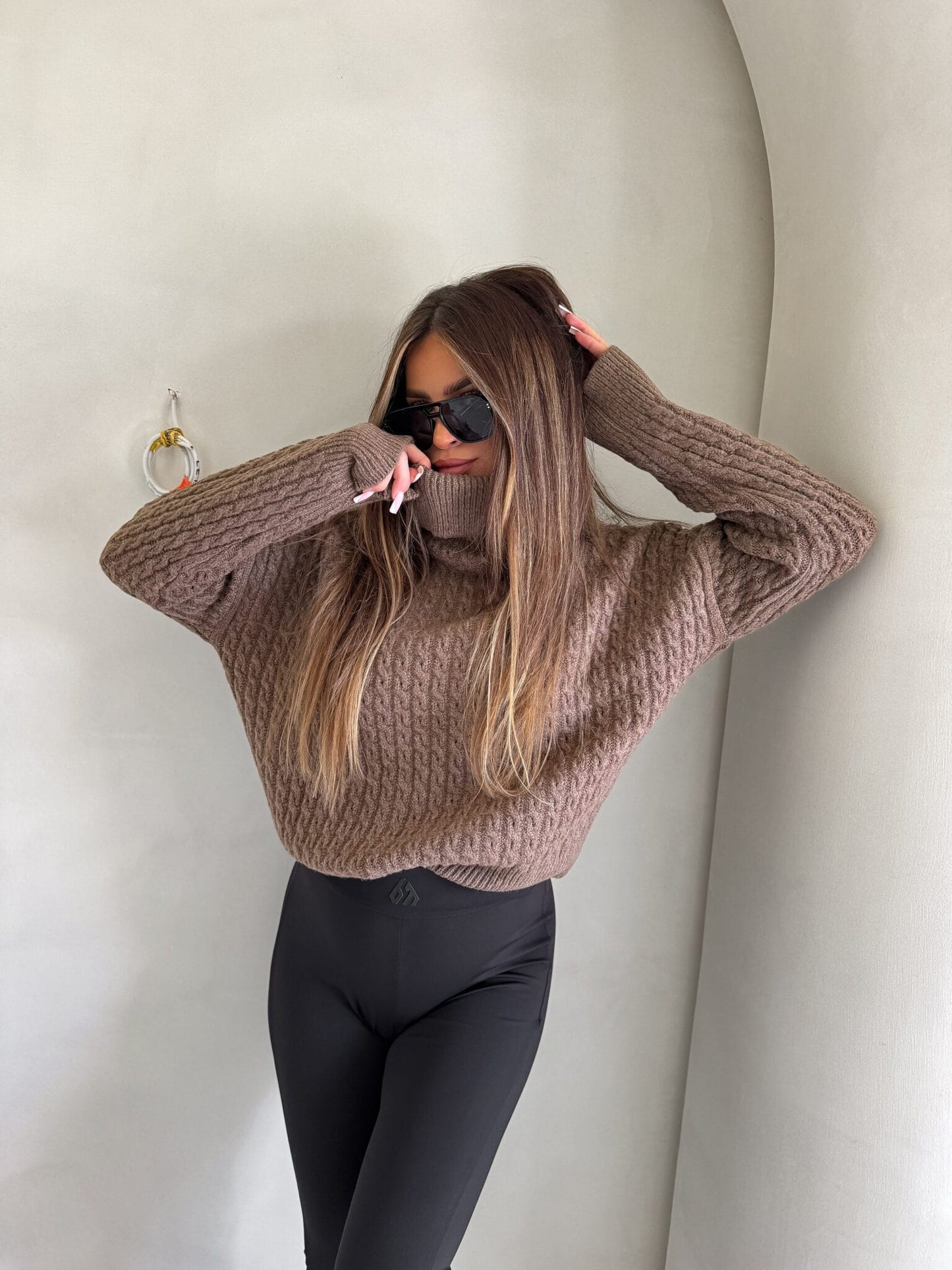 Rollkragenpullover INKO - Schoko