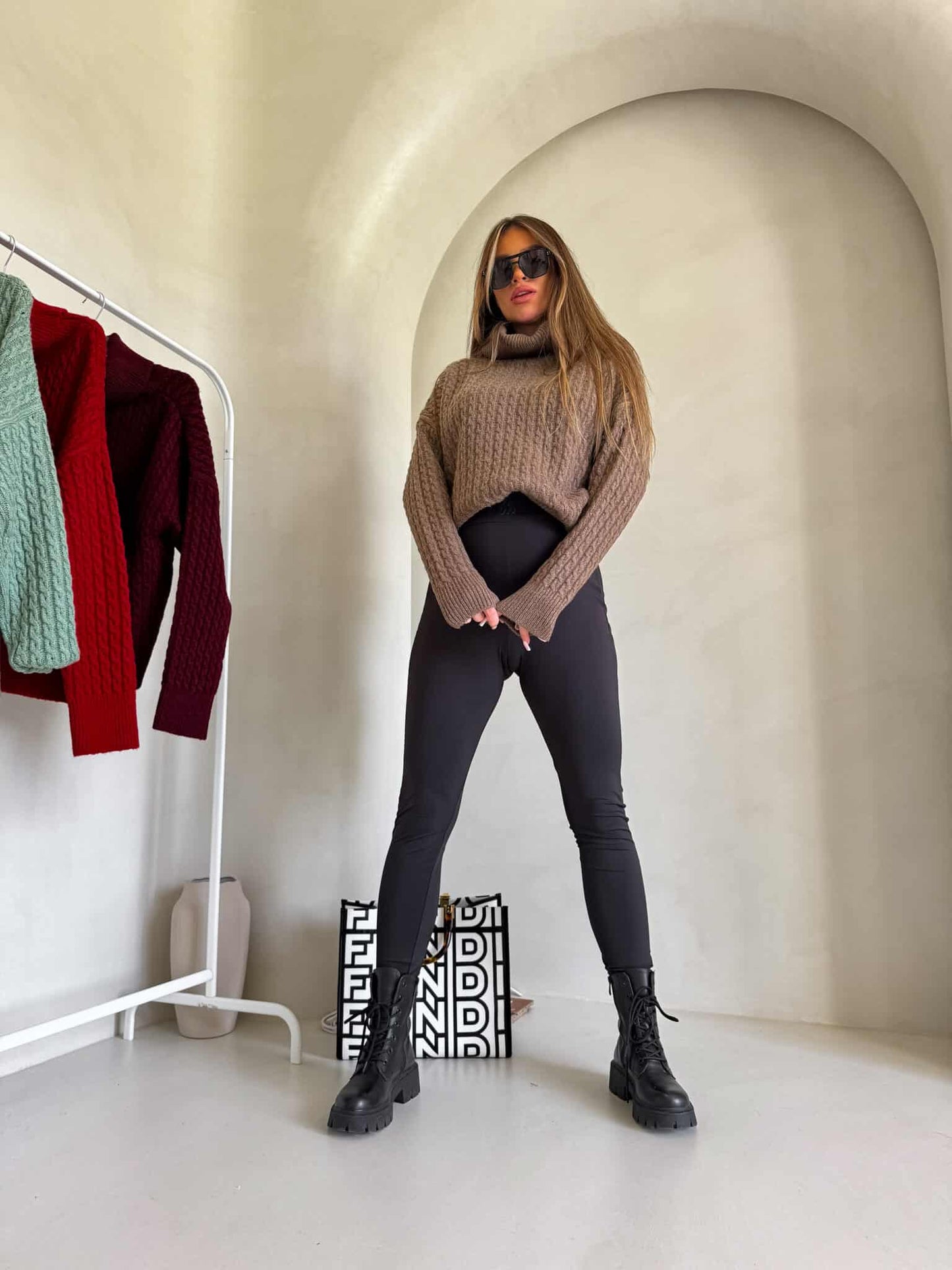 Rollkragenpullover INKO - Schoko